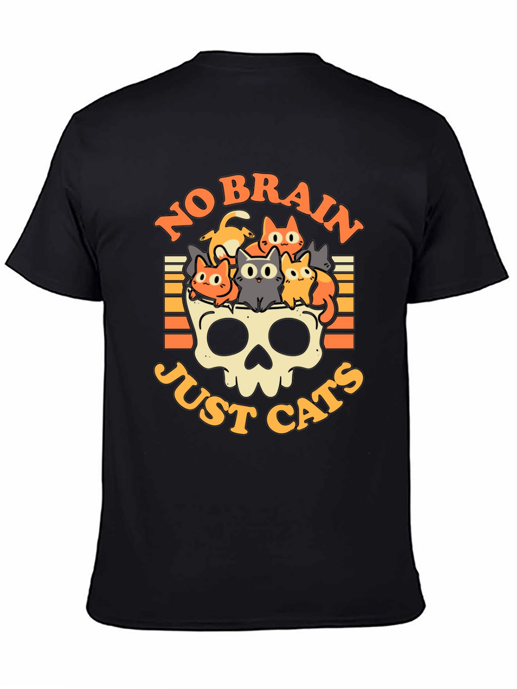 No Brain Just Cats T-Shirt