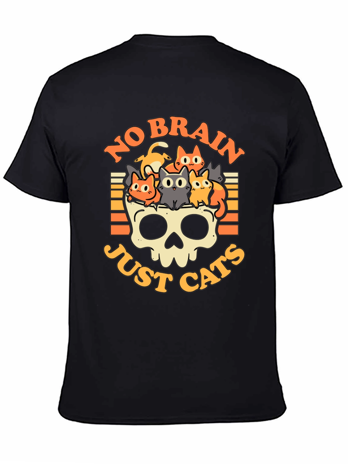No Brain Just Cats T-Shirt