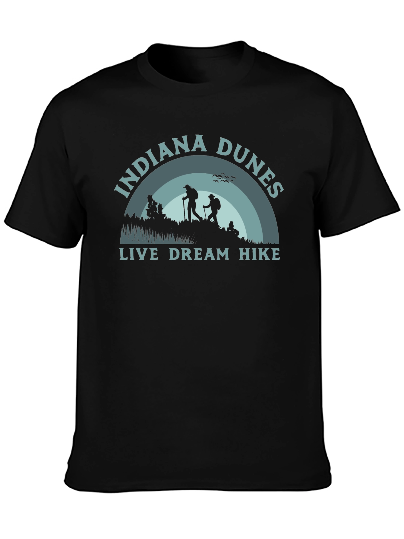 Indiana Dunes Hike T-Shirt - Live Dream Hike