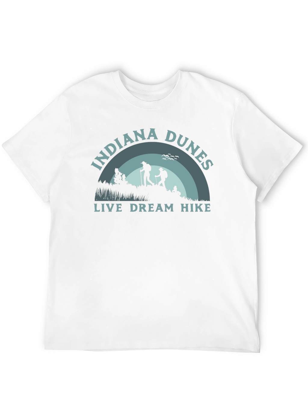 Indiana Dunes Hike T-Shirt - Live Dream Hike