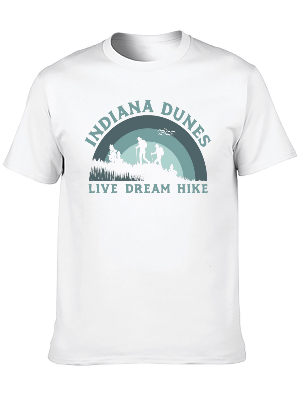 Indiana Dunes Hike T-Shirt - Live Dream Hike