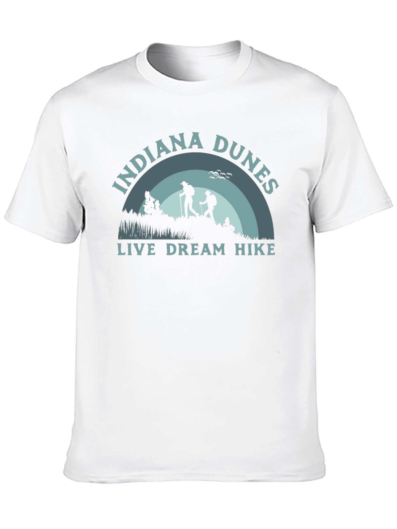 Indiana Dunes Hike T-Shirt - Live Dream Hike