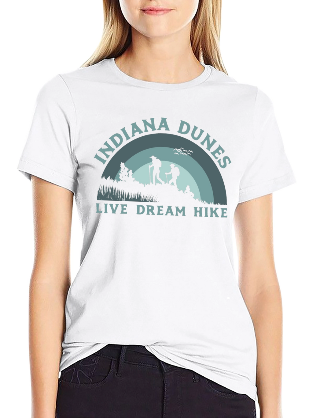 Indiana Dunes Hike T-Shirt - Live Dream Hike