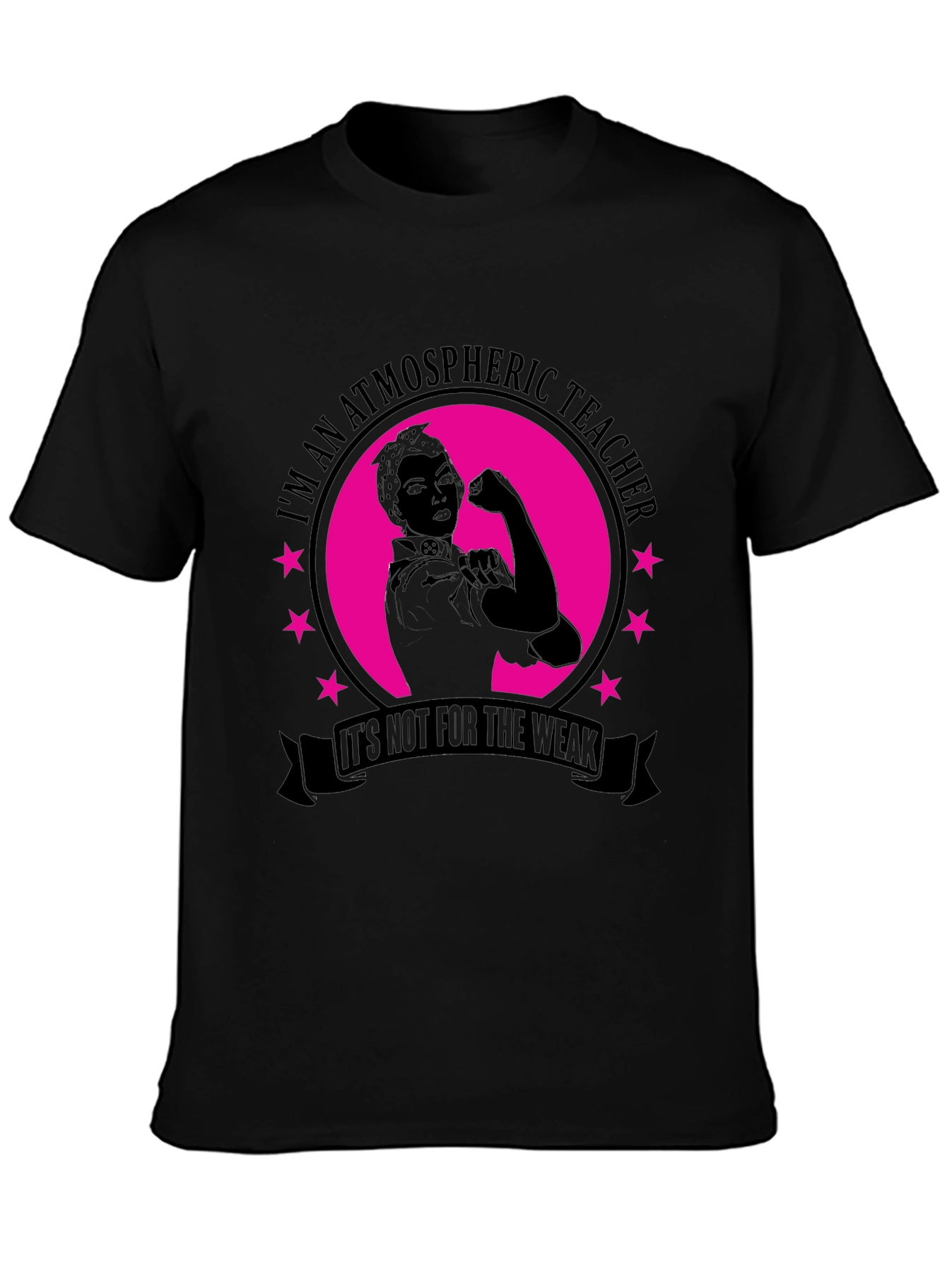 Atmospheric Teacher T-Shirt - Rosie the Riveter Inspired