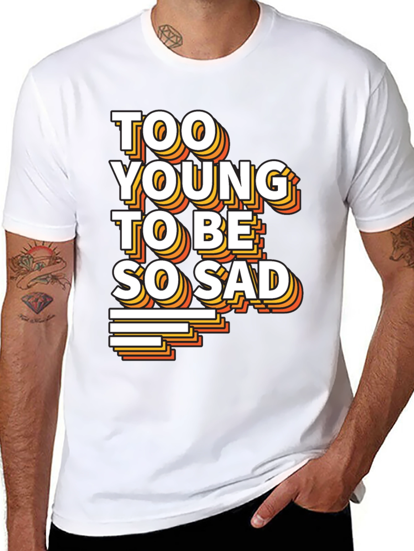 Too Young To Be So Sad Graphic Tee