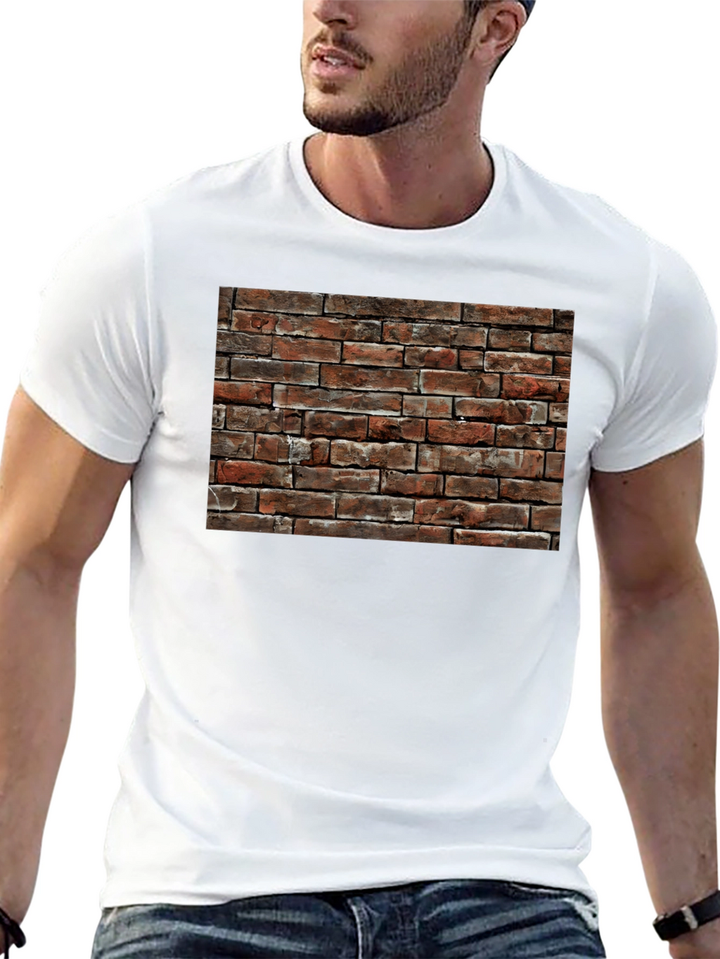 Brick Wall T-Shirt - Unique Graphic Tee