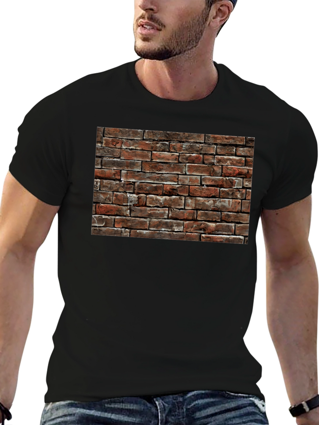 Brick Wall T-Shirt - Unique Graphic Tee