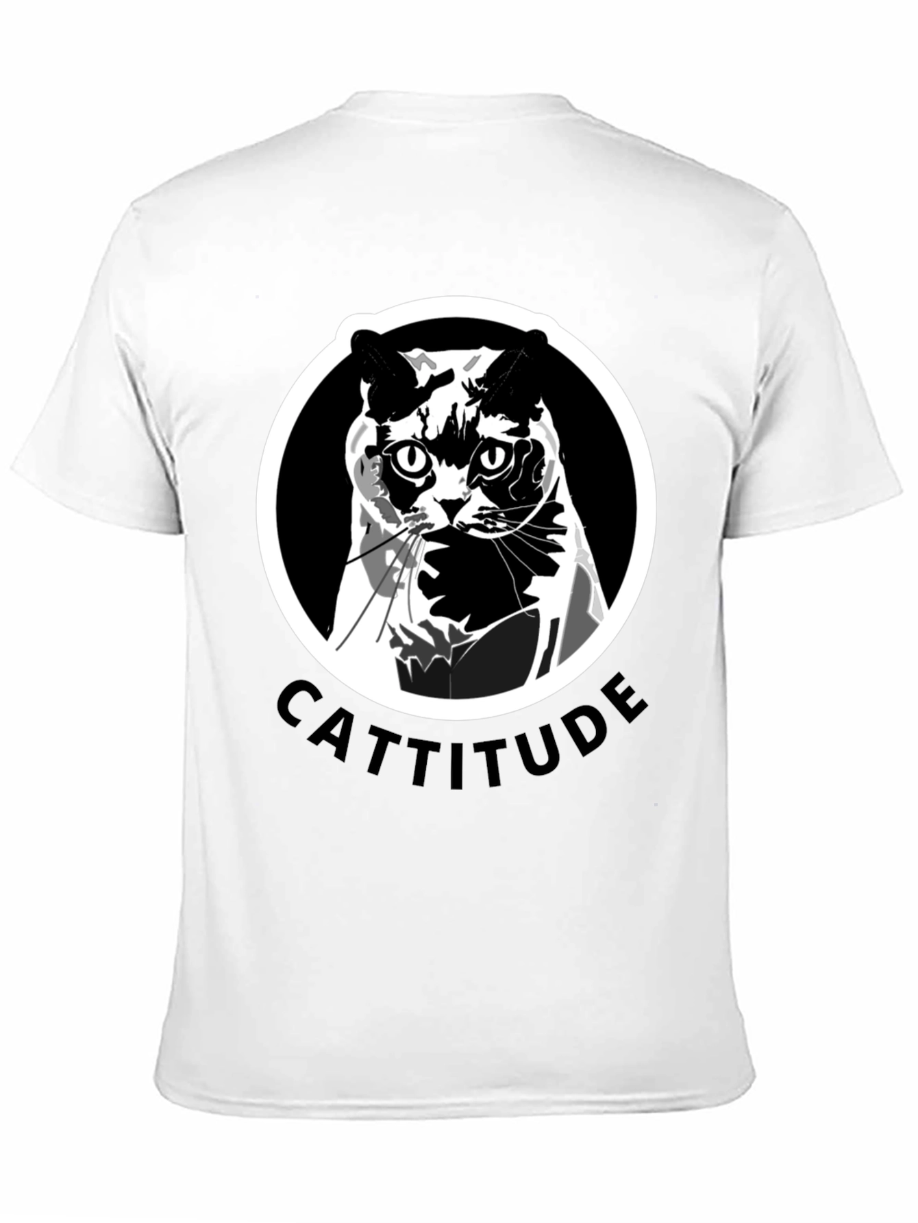 Cattitude T-Shirt: Bold Cat Graphic Tee