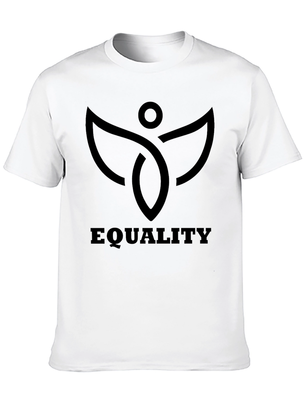 Equality Graphic T-Shirt - Black Crew Neck Tee