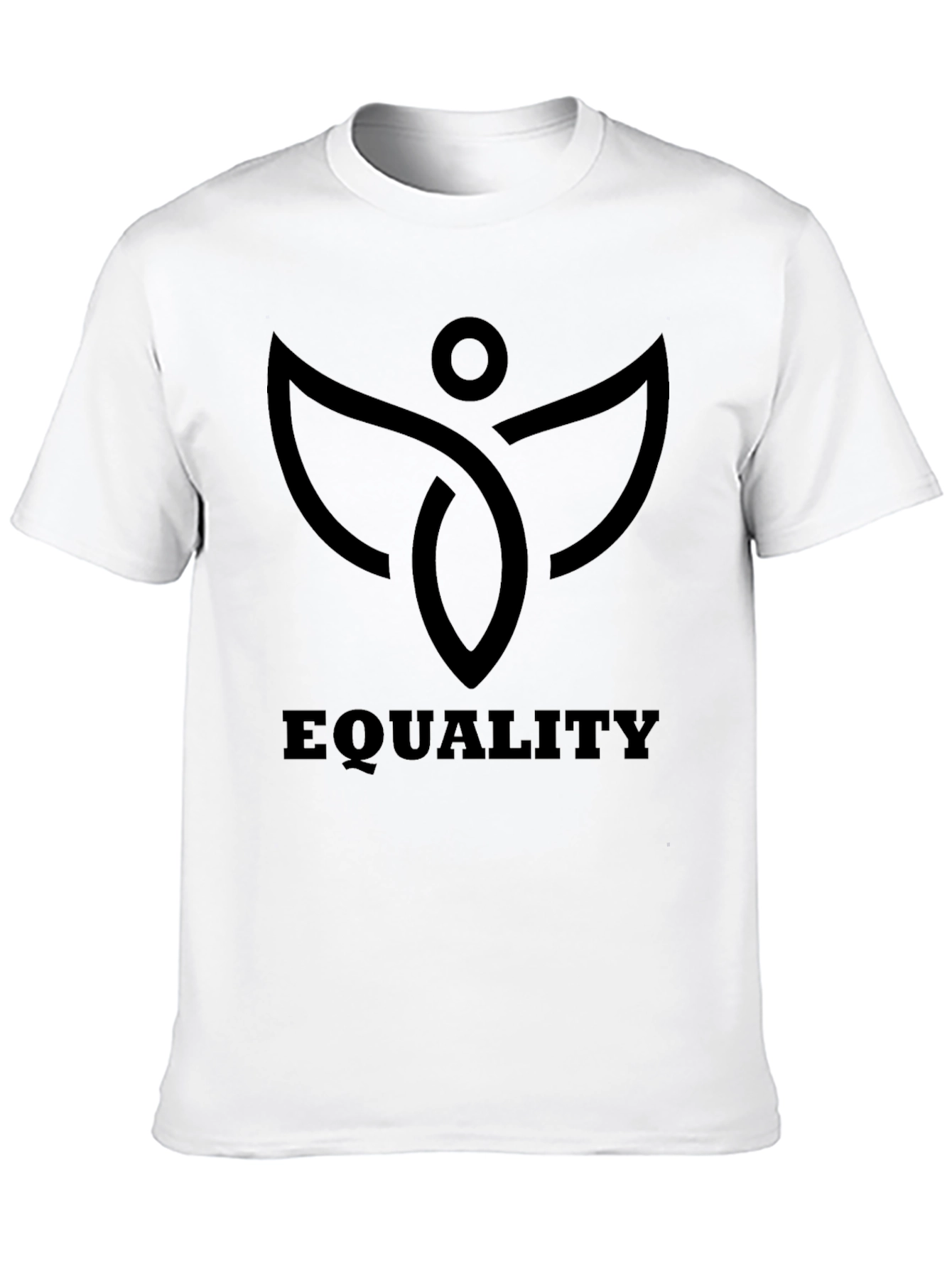 Equality Graphic T-Shirt - Black Crew Neck Tee