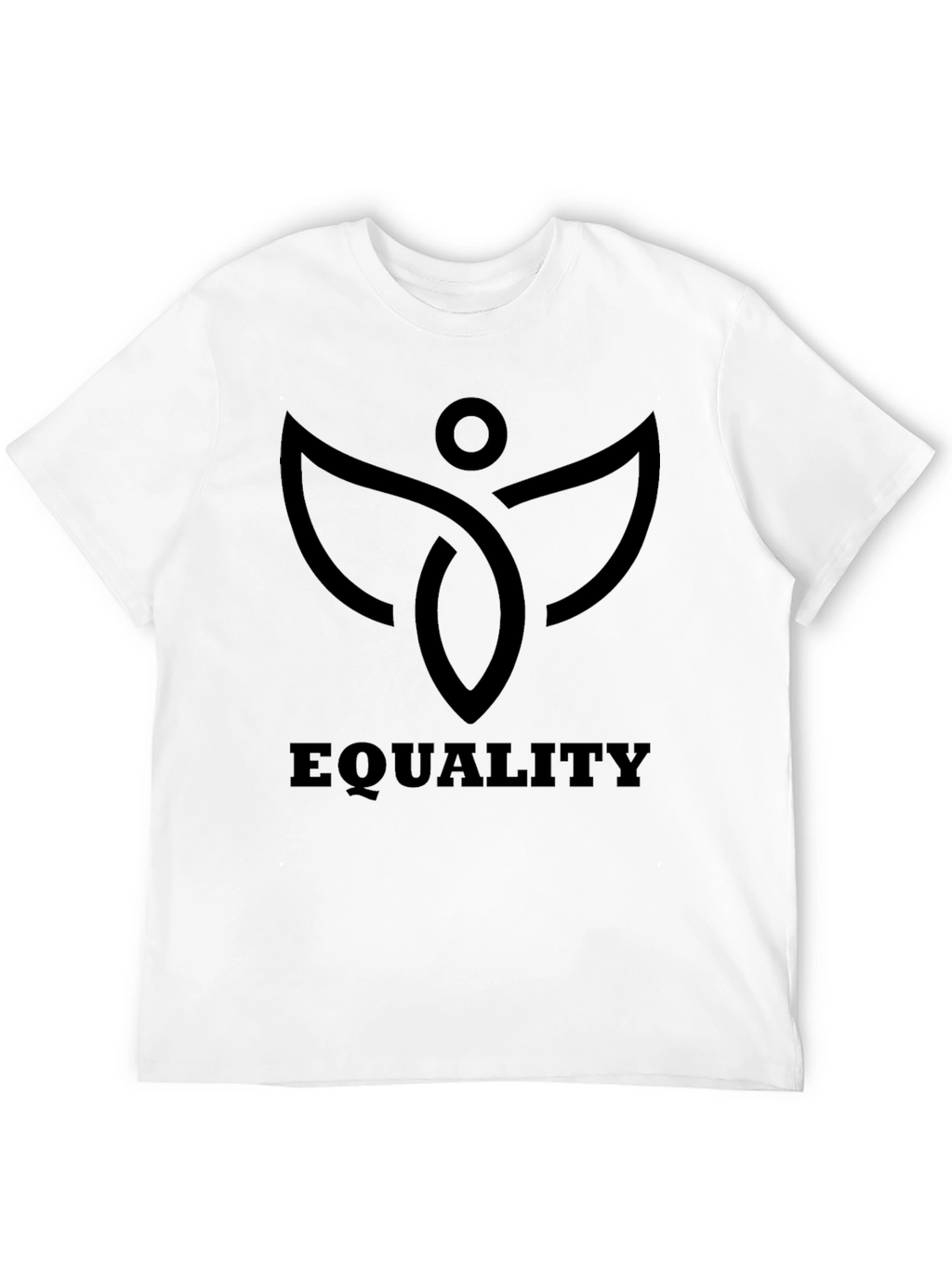 Equality Graphic T-Shirt - Black Crew Neck Tee