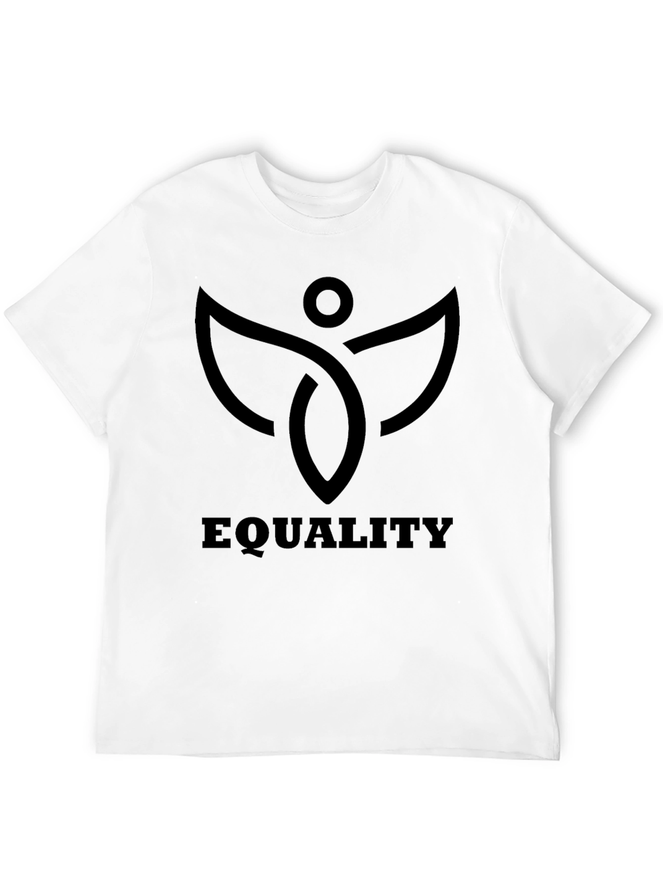 Equality Graphic T-Shirt - Black Crew Neck Tee