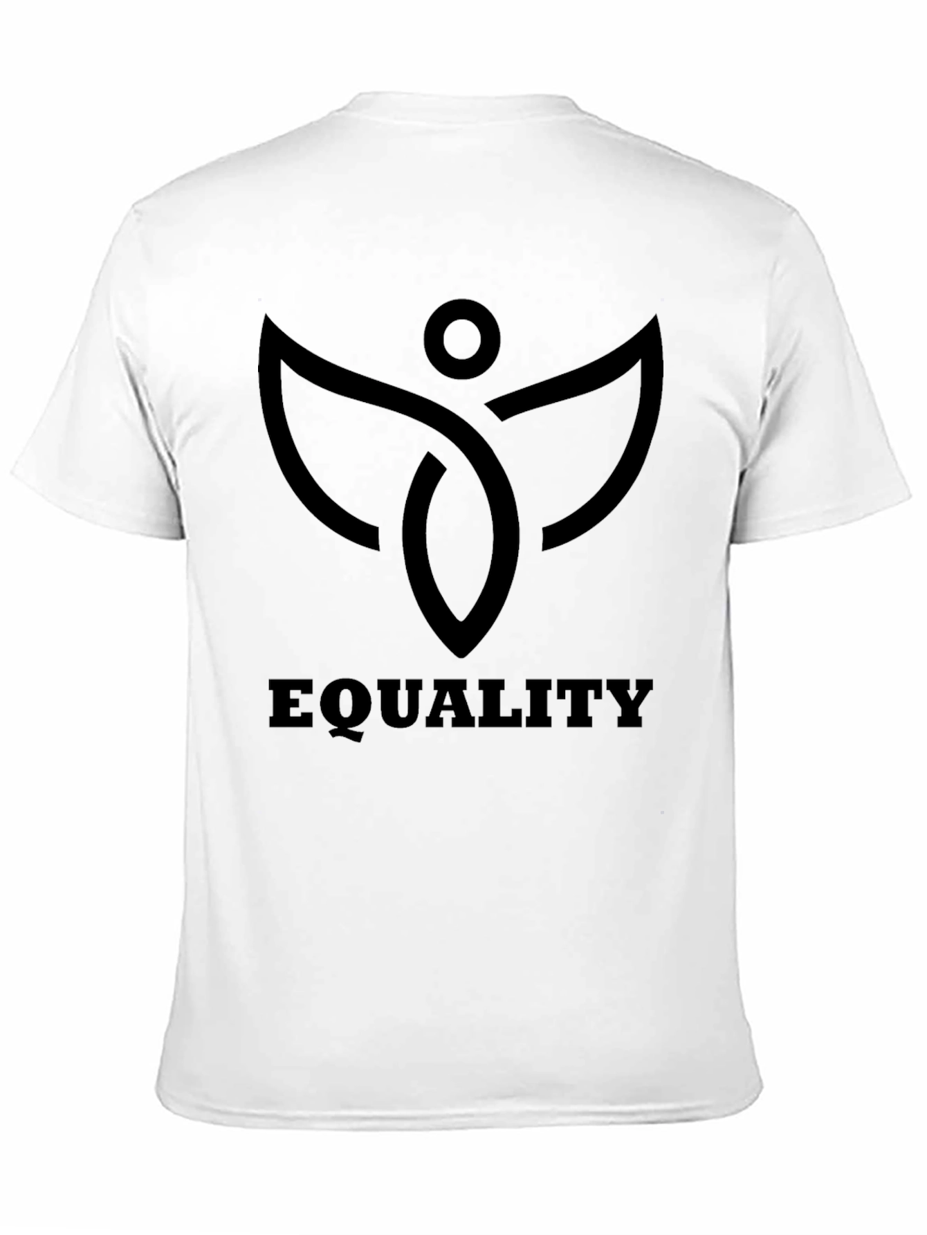 Equality Graphic T-Shirt - Black Crew Neck Tee