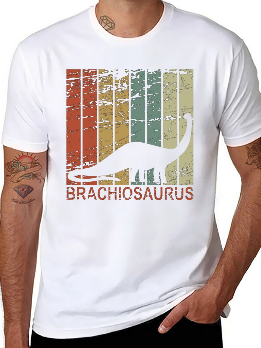 Retro Brachiosaurus T-Shirt