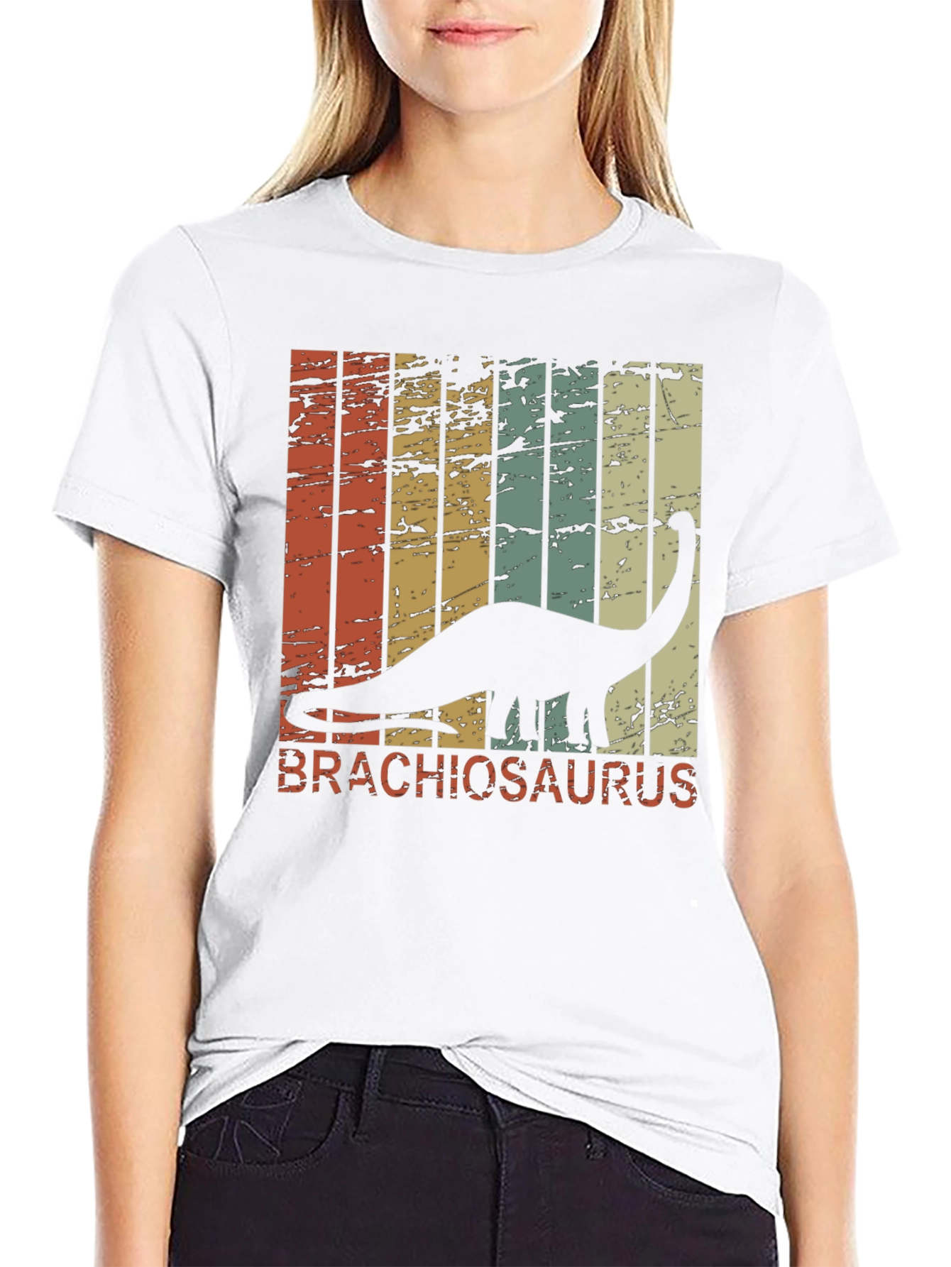 Retro Brachiosaurus T-Shirt