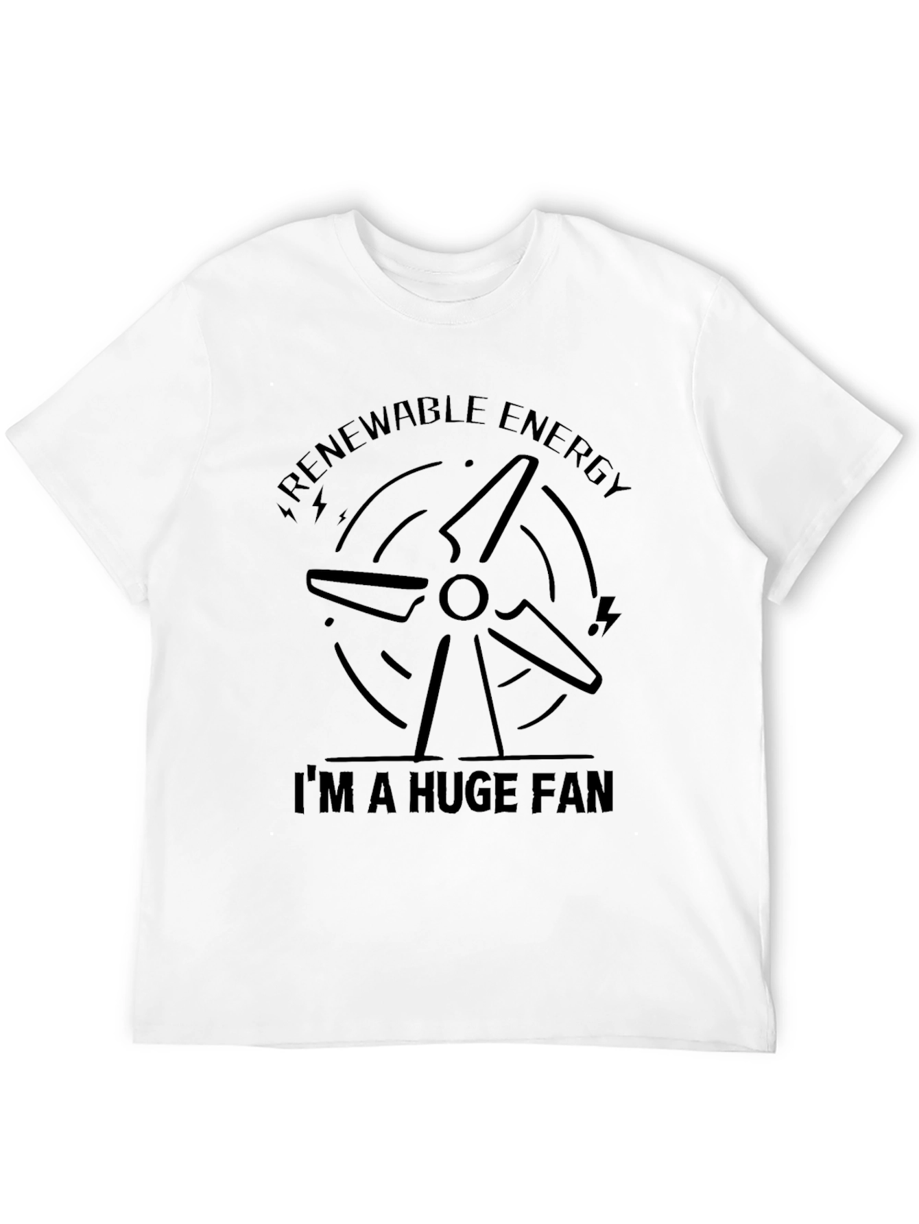 Renewable Energy Fan T-Shirt - Eco-Friendly Style