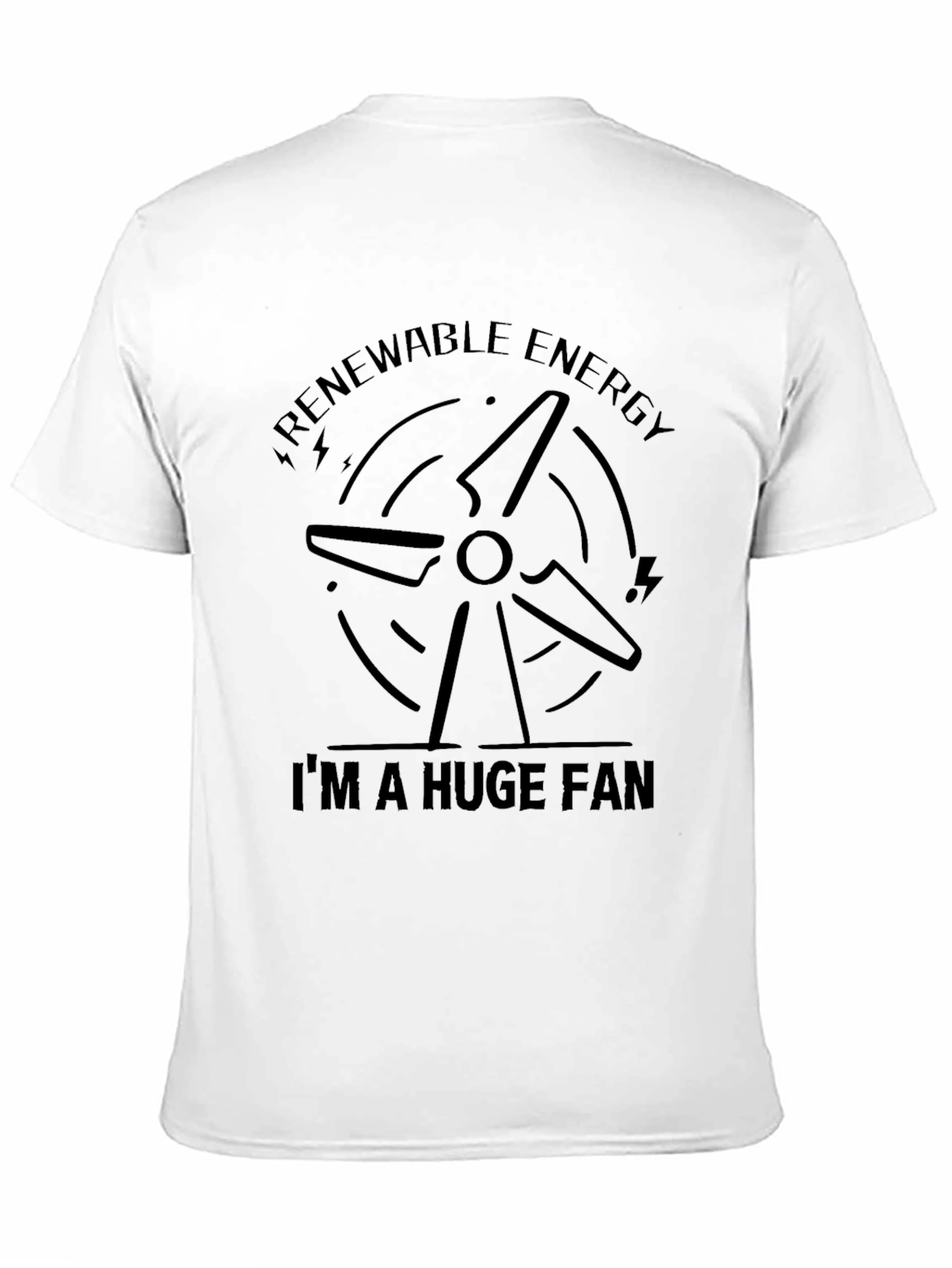 Renewable Energy Fan T-Shirt - Eco-Friendly Style