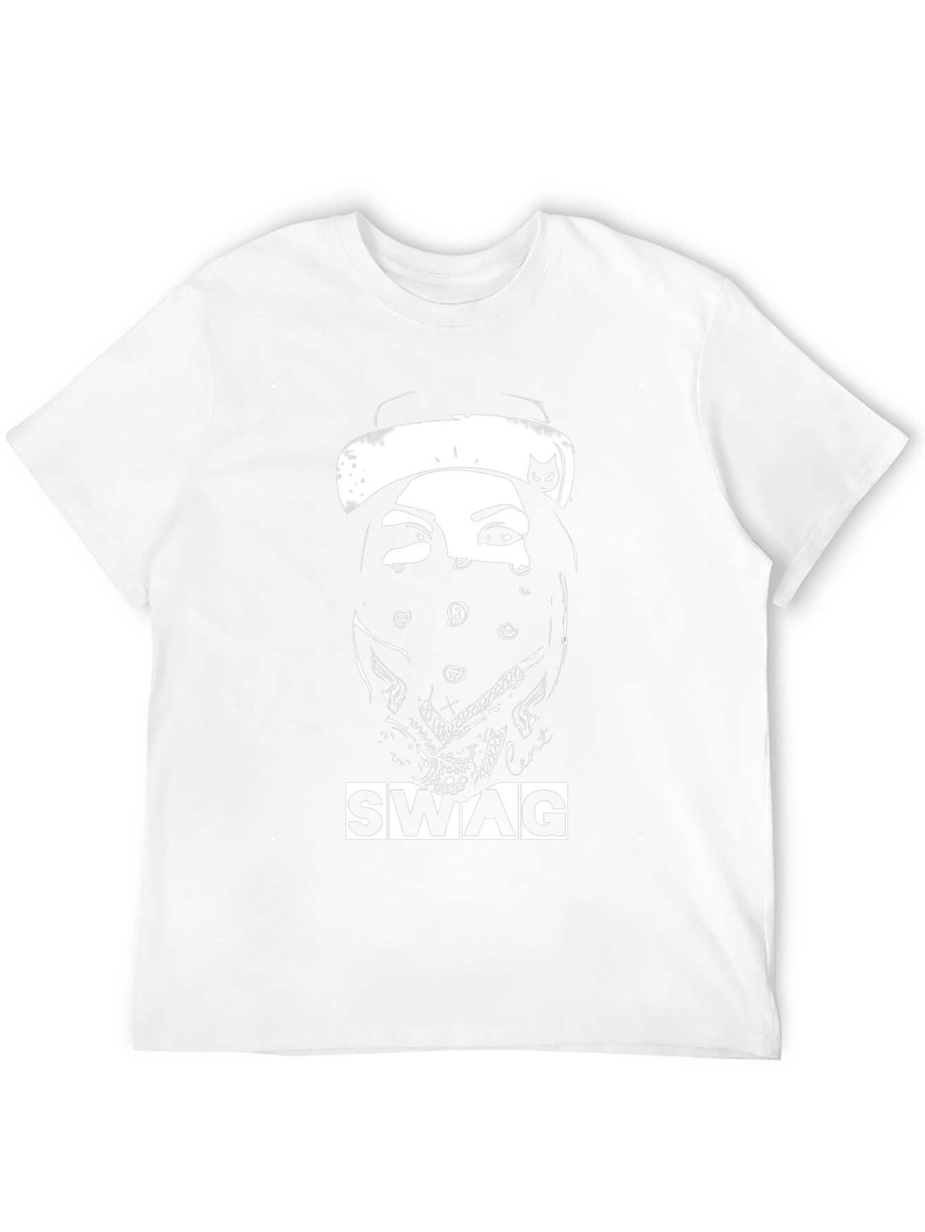 Swag Graphic Tee Black Crew Neck T-Shirt