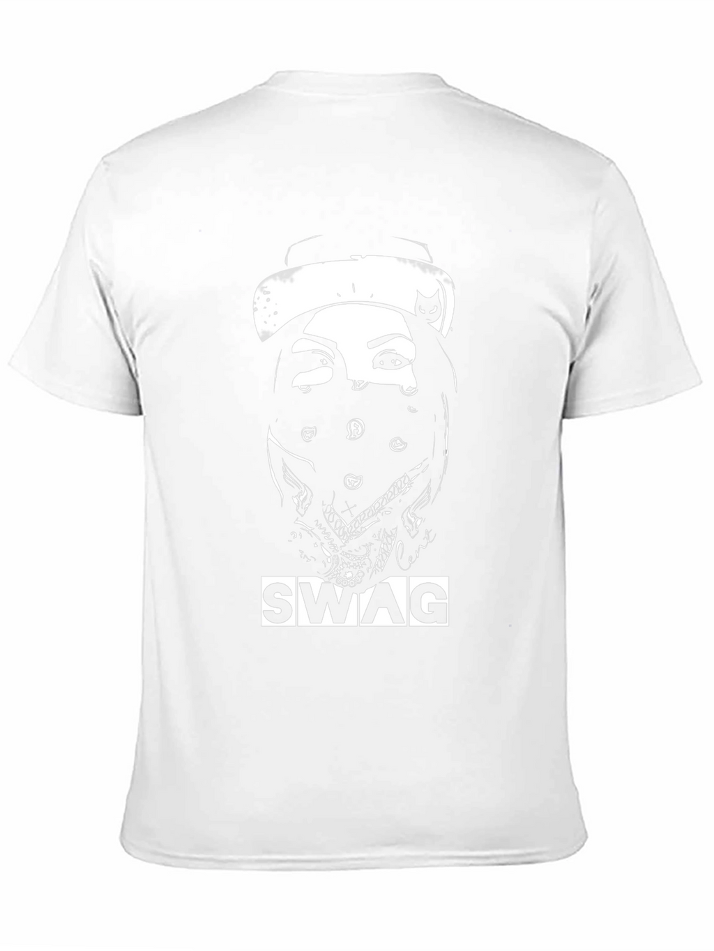 Swag Graphic Tee Black Crew Neck T-Shirt