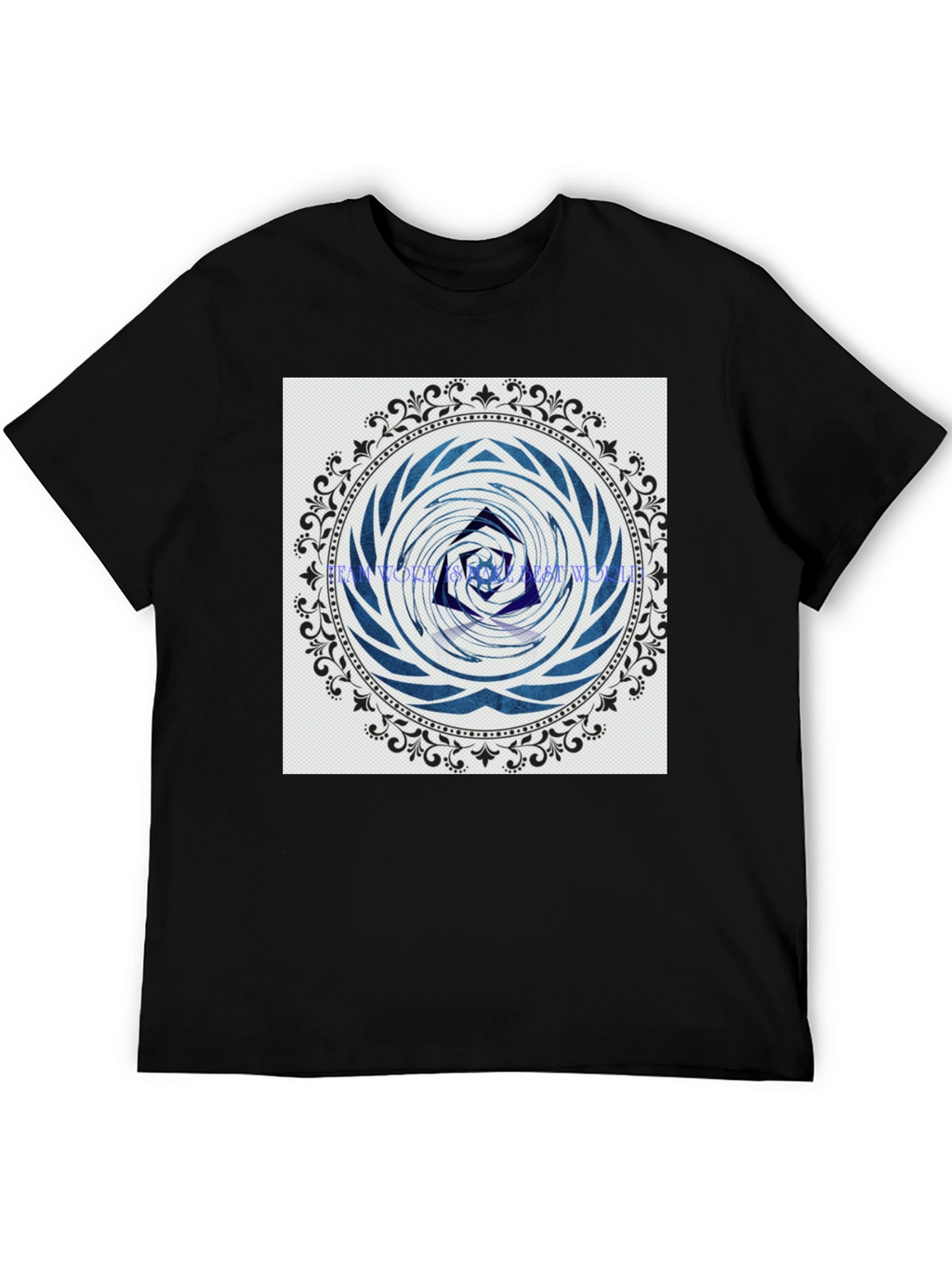 Abstract Mandala Graphic Print T-Shirt