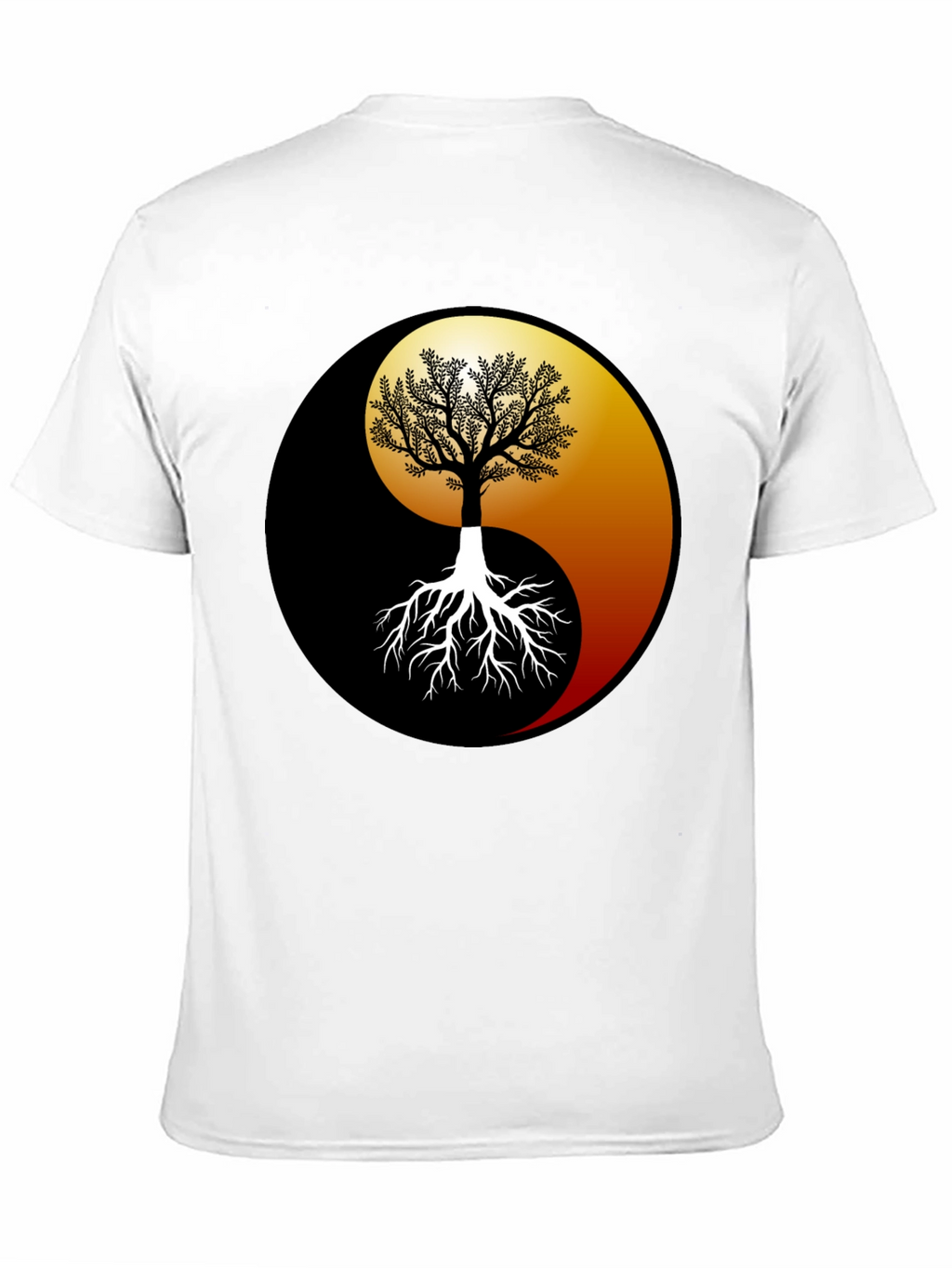 Yin Yang Tree Graphic Tee - Balance & Harmony