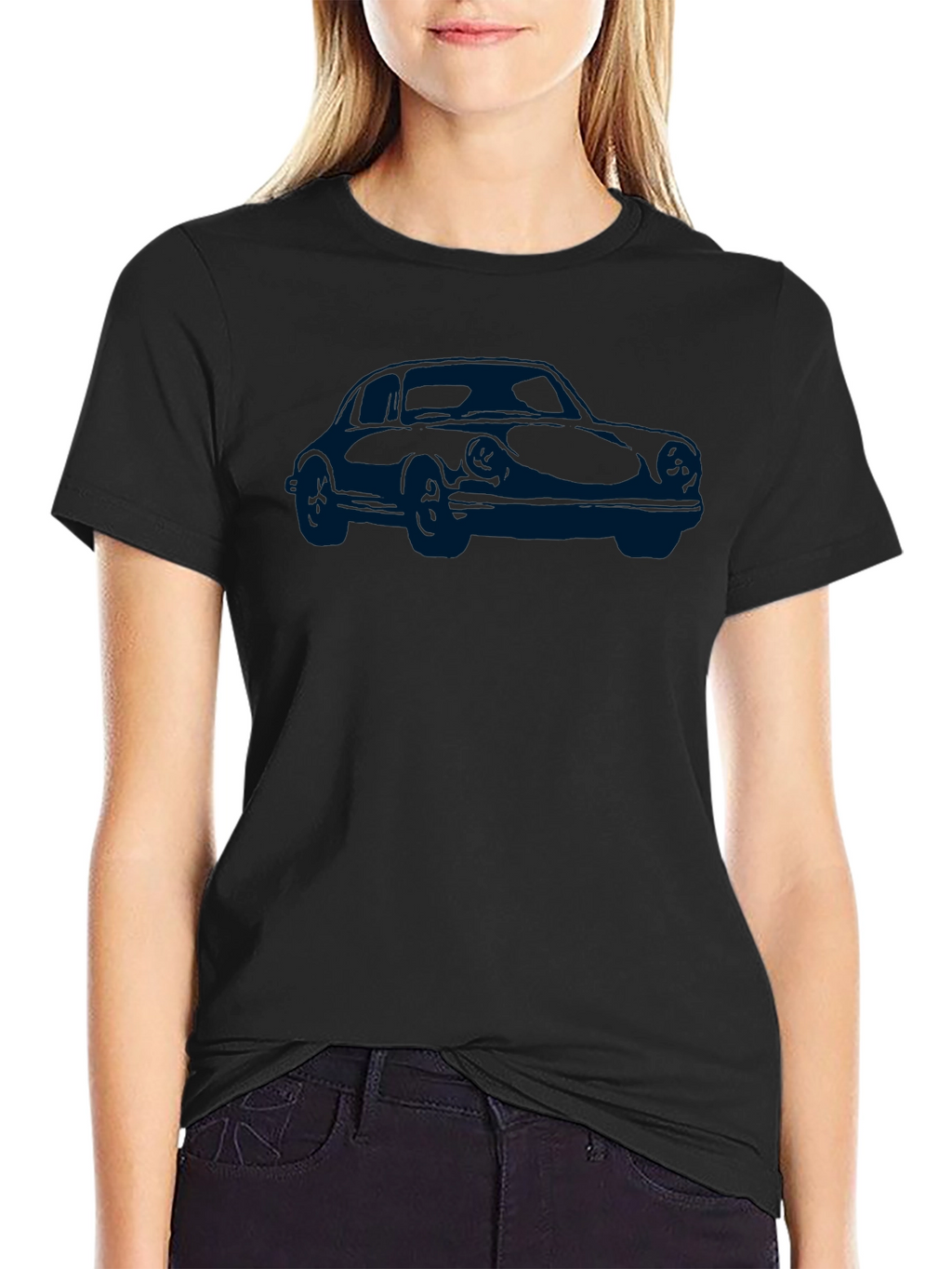 Classic Car Graphic Tee - Mens Black T-Shirt