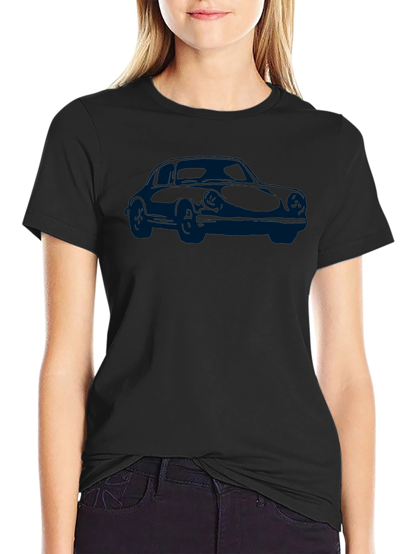 Classic Car Graphic Tee - Mens Black T-Shirt