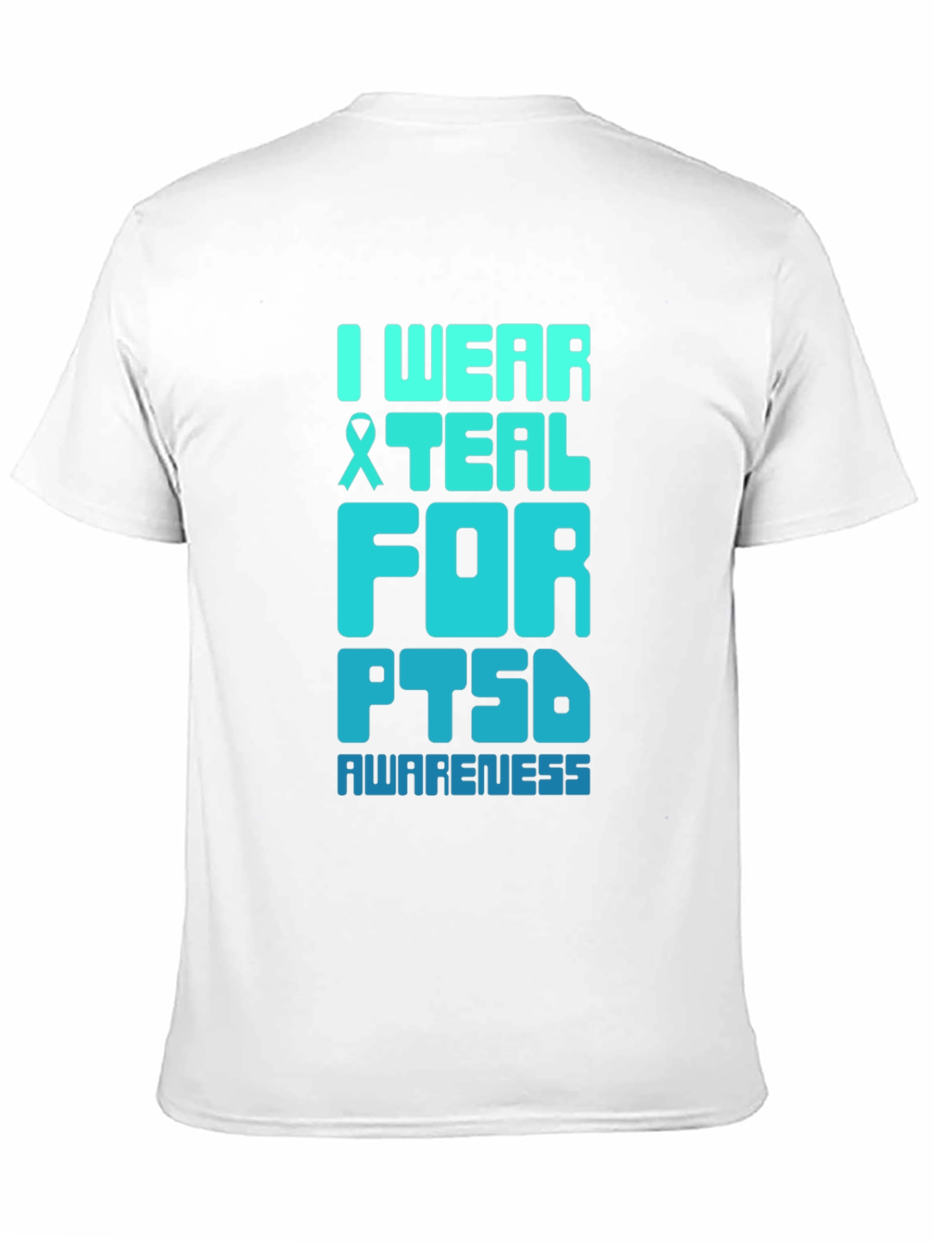 Teal PTSD Awareness Graphic T-Shirt