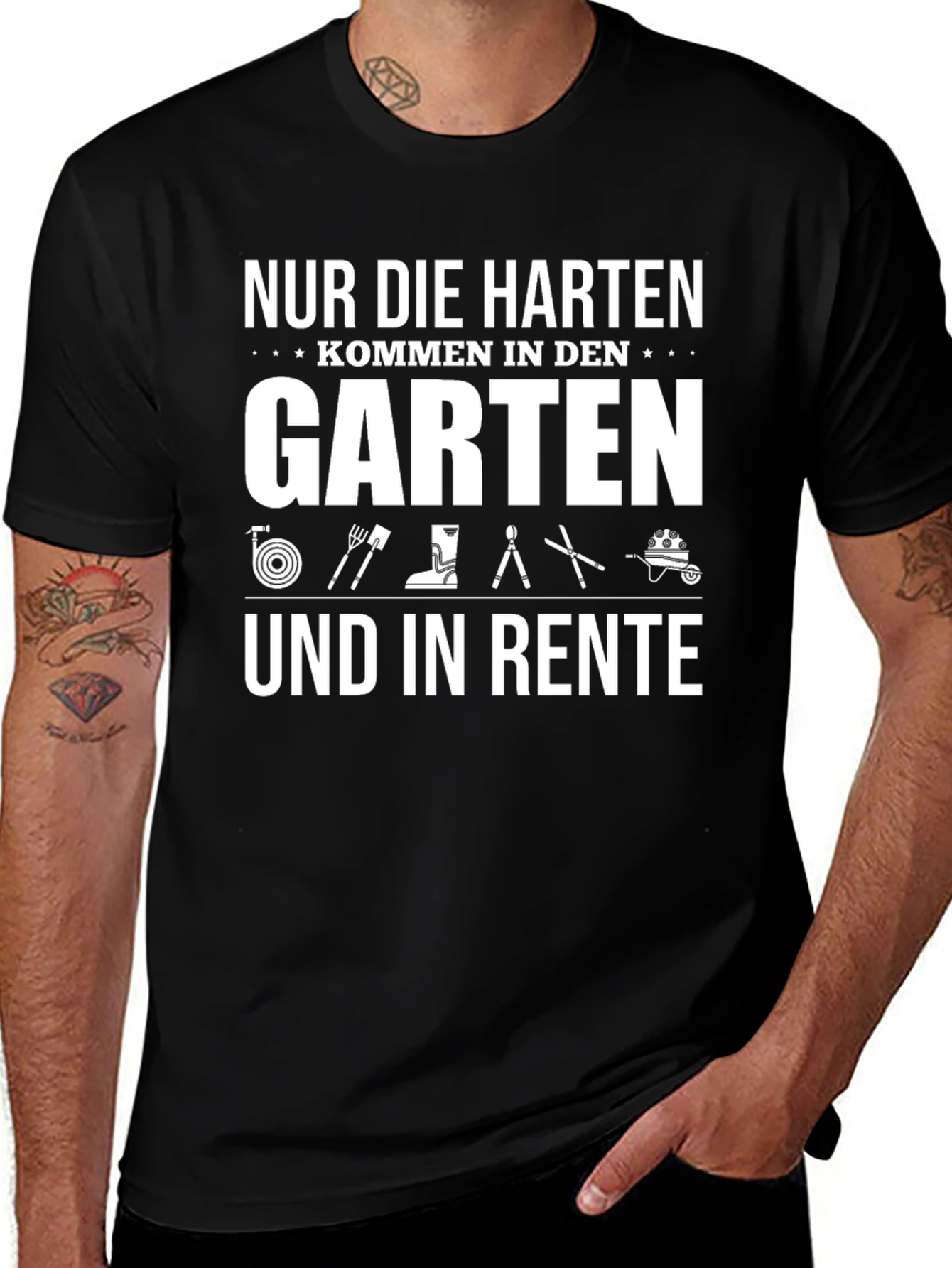 Nur Die Harten Garden T-Shirt - Gardening Humor