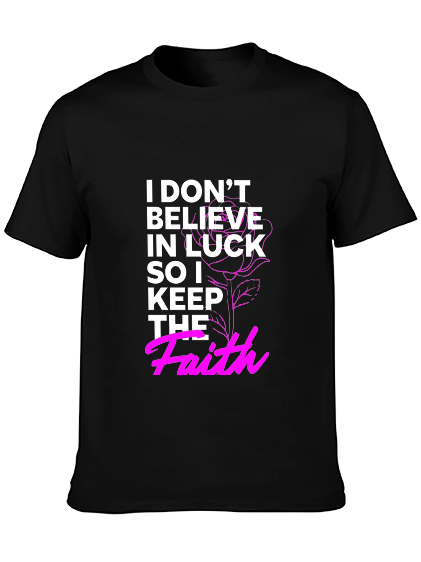 Faith Graphic T-Shirt - Black