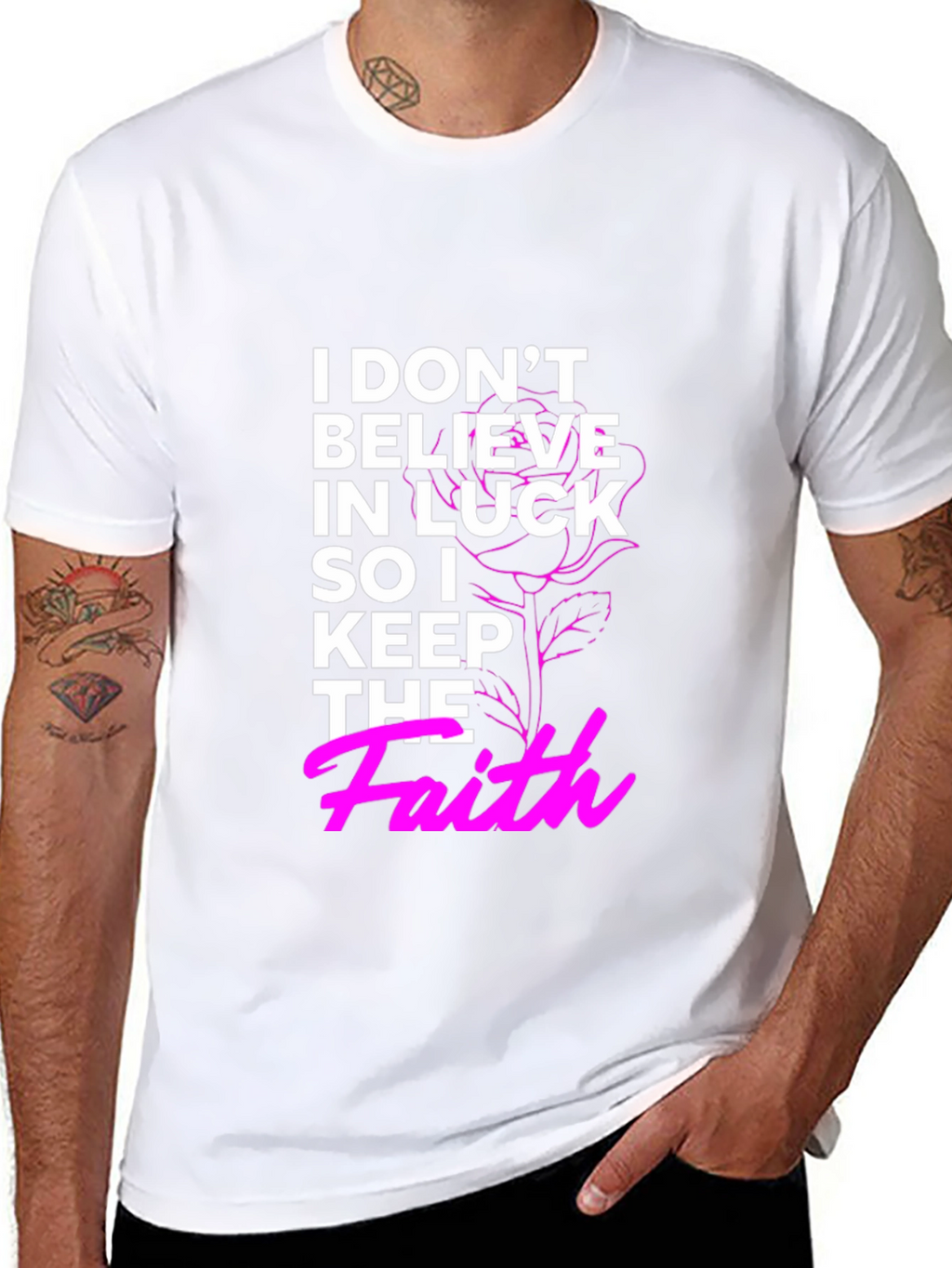 Faith Graphic T-Shirt - Black