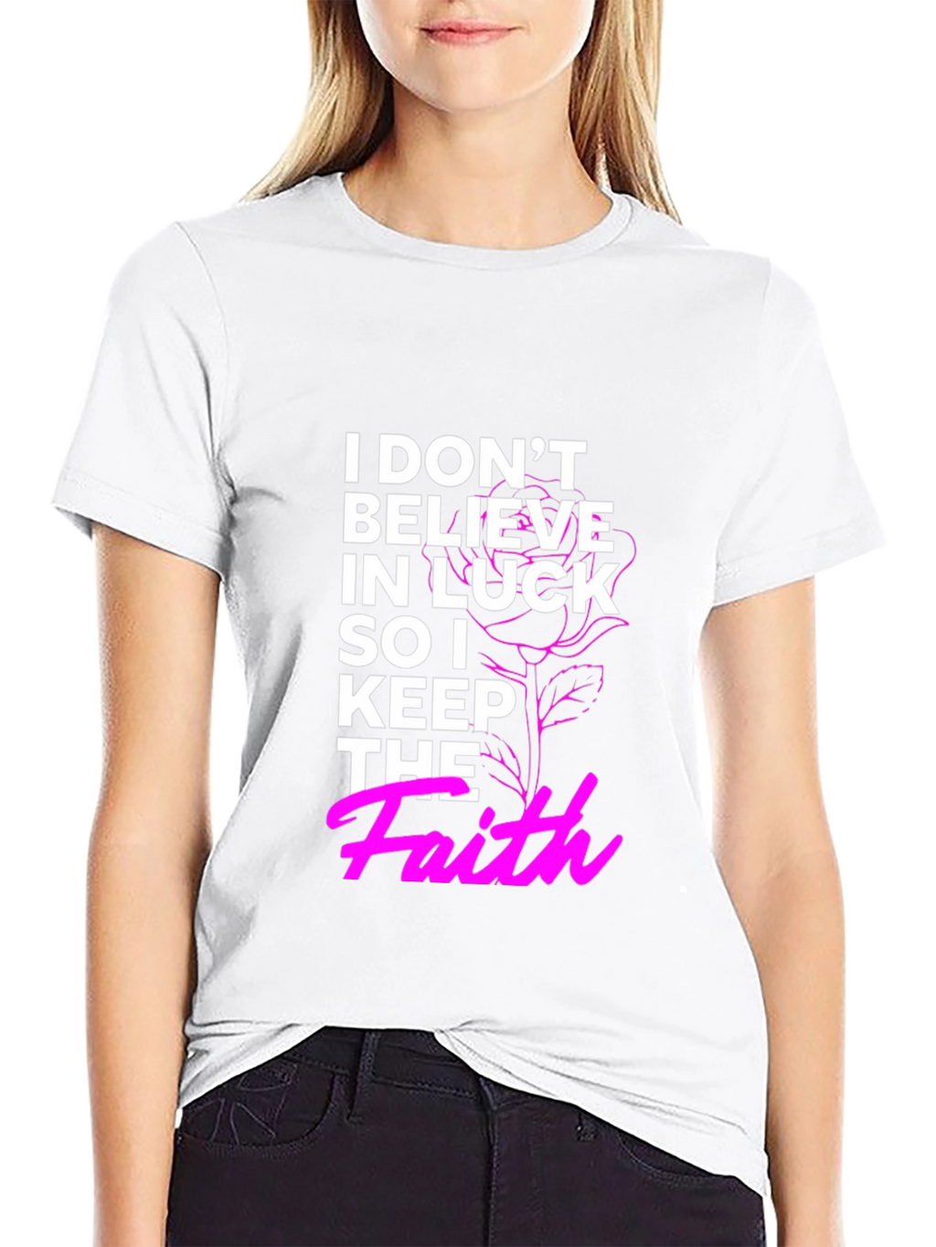 Faith Graphic T-Shirt - Black