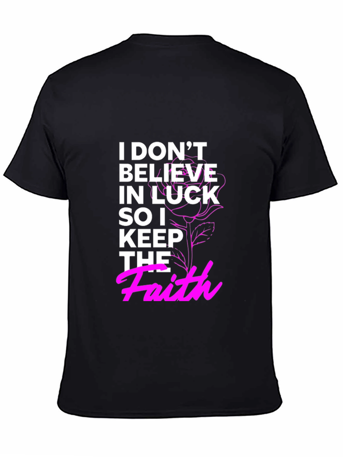 Faith Graphic T-Shirt - Black