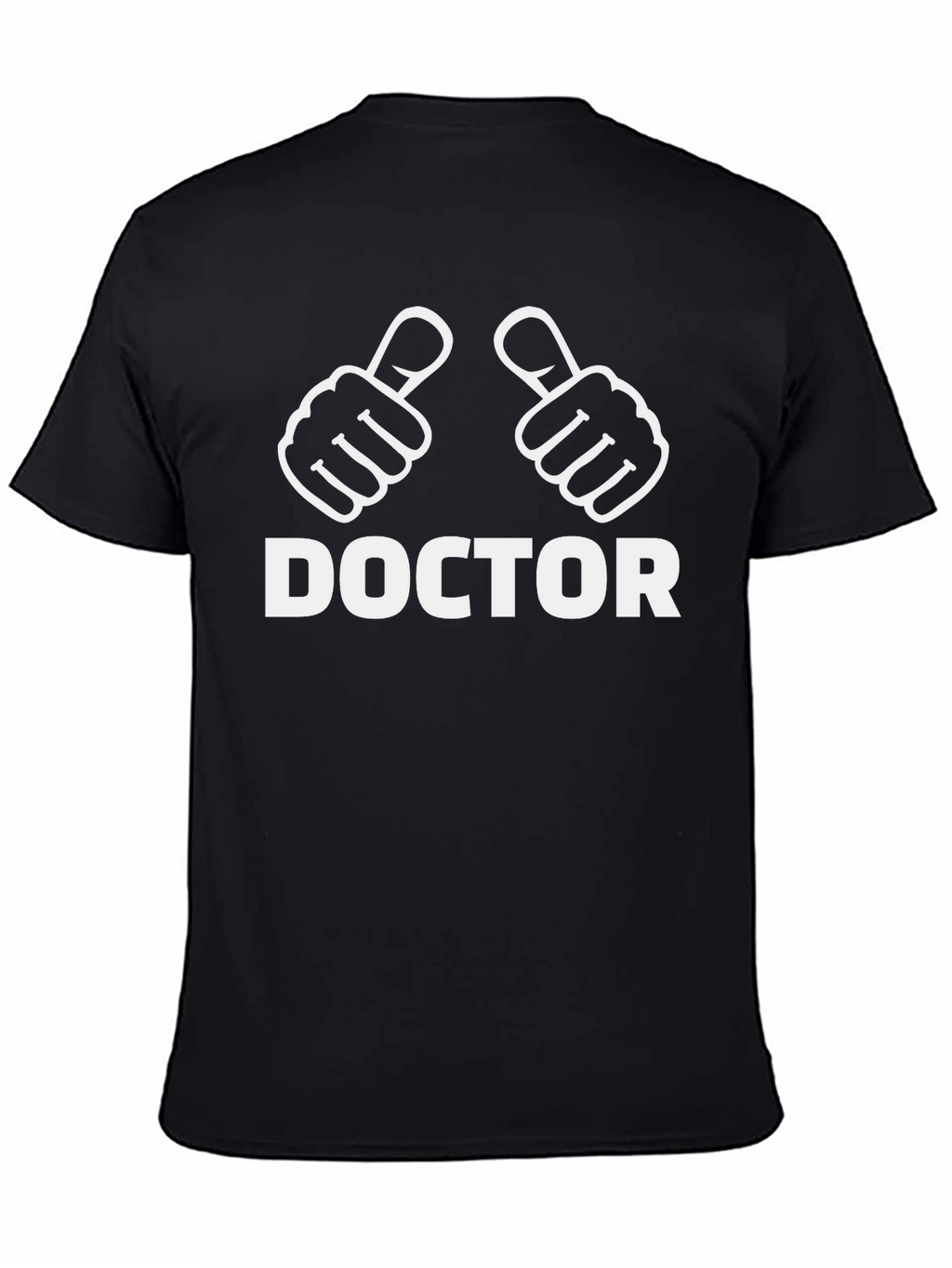Doctor Thumbs Up Graphic T-Shirt - Black