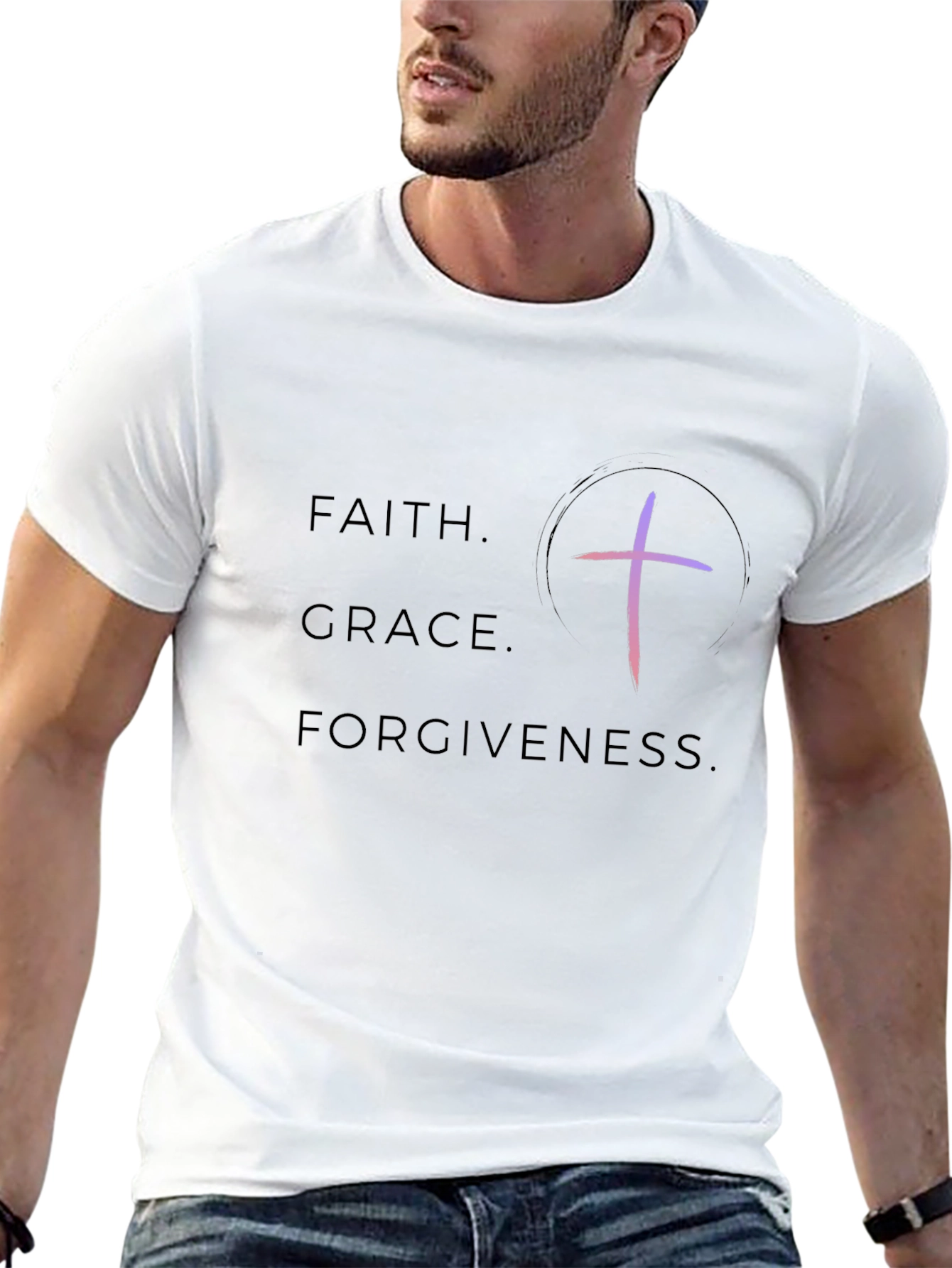 Faith Grace Forgiveness Graphic Tee