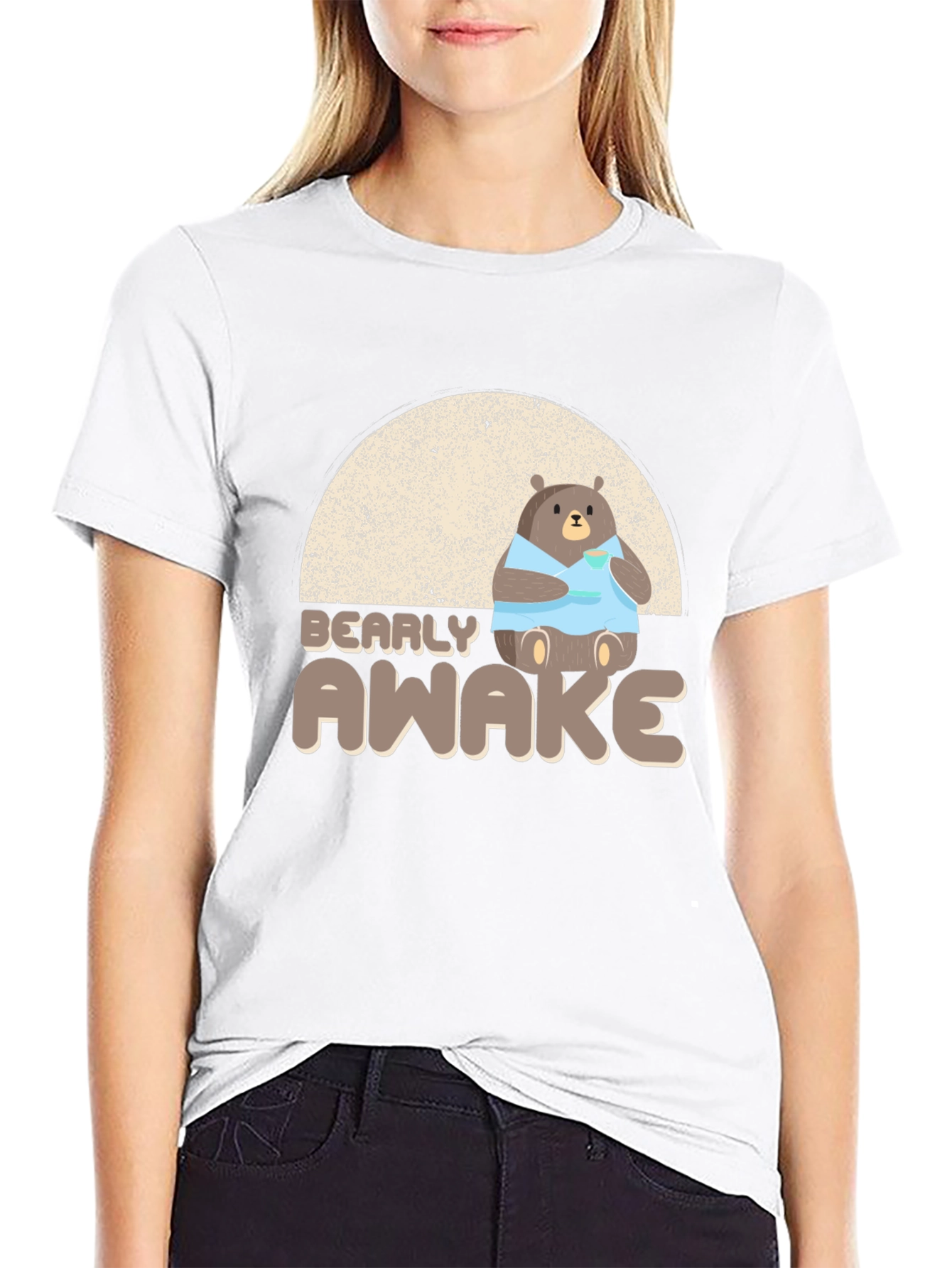 Bearly Awake Graphic T-Shirt - Cozy & Cute!