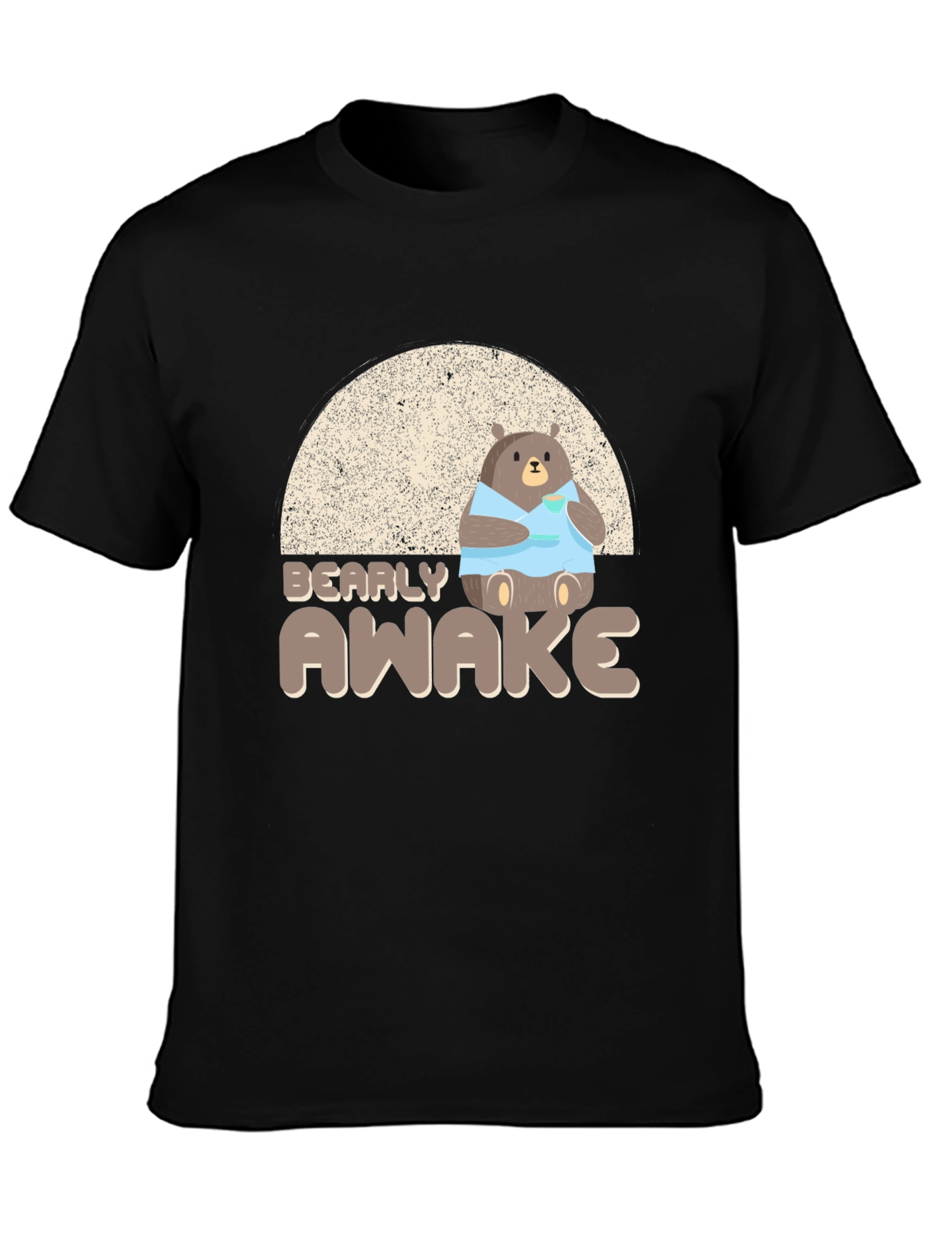Bearly Awake Graphic T-Shirt - Cozy & Cute!