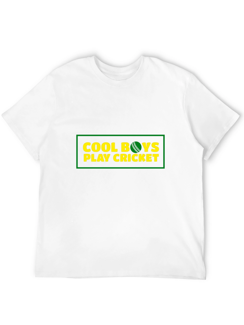Cool Boys Play Cricket Graphic T-Shirt