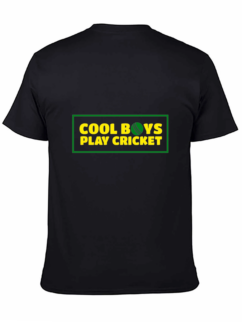 Cool Boys Play Cricket Graphic T-Shirt