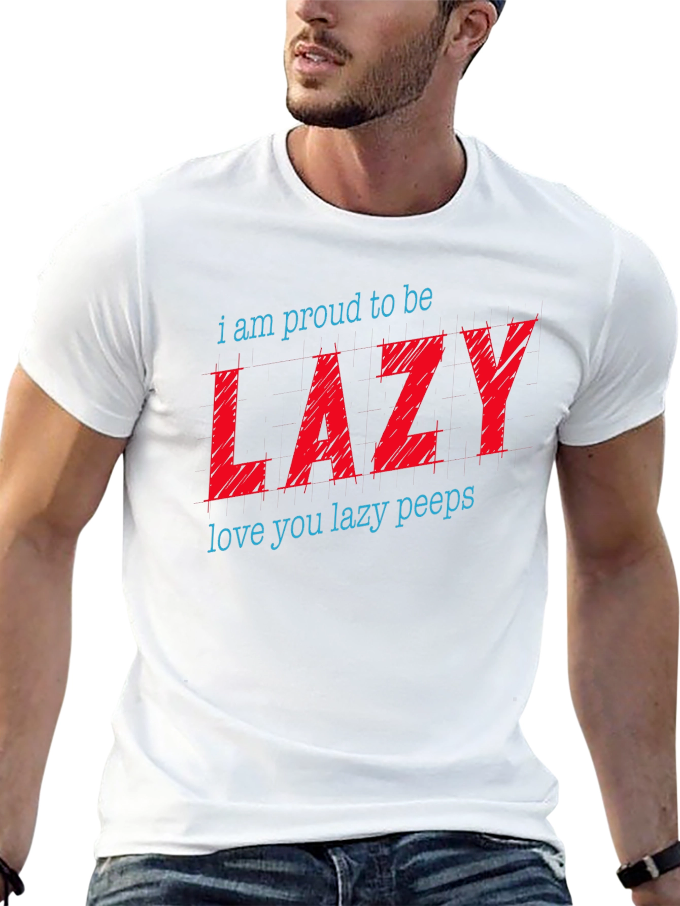 Proud to Be Lazy Graphic T-Shirt