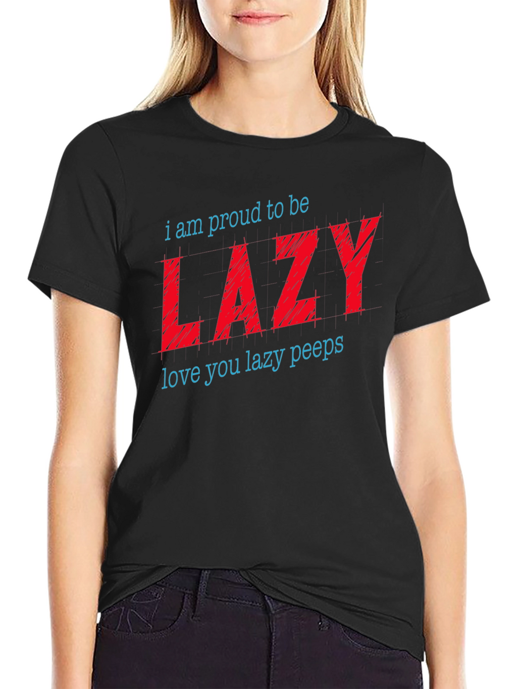 Proud to Be Lazy Graphic T-Shirt