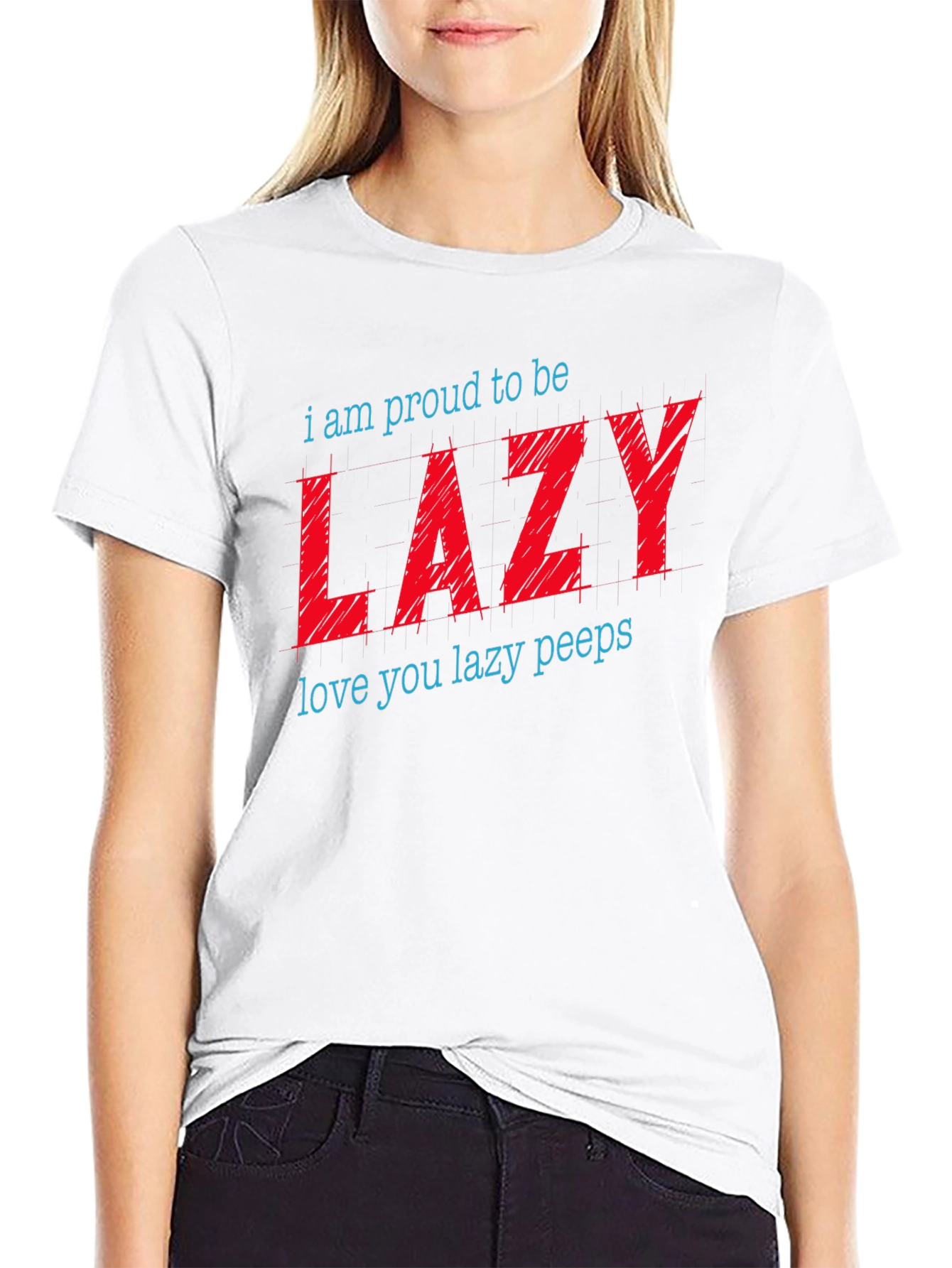 Proud to Be Lazy Graphic T-Shirt