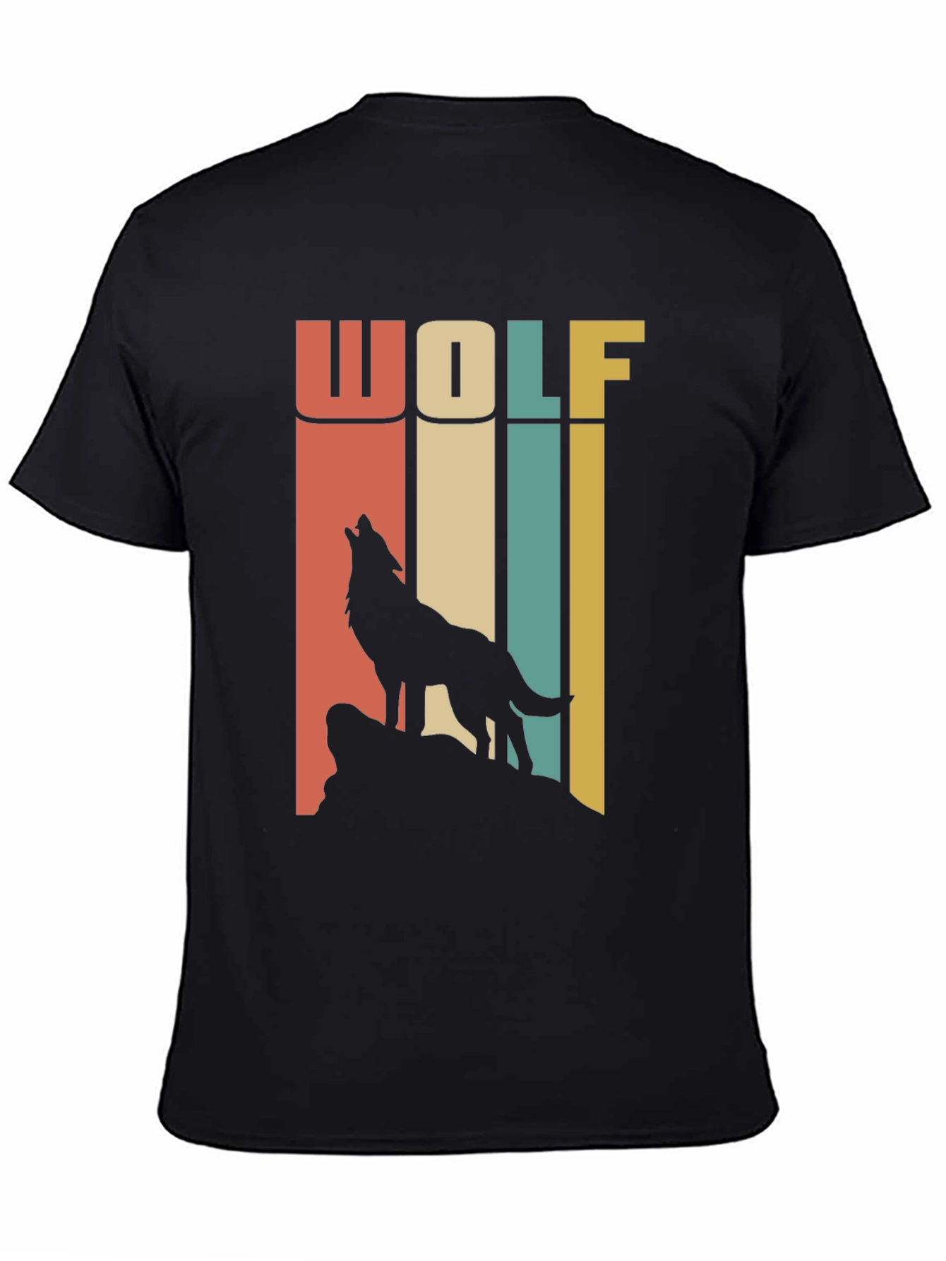 Retro Wolf T-Shirt - Vintage Style Graphic Tee