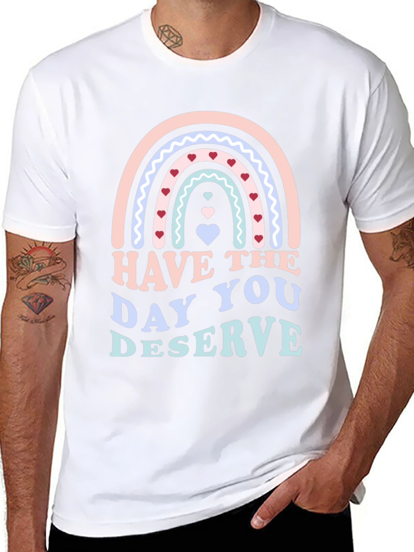 Have The Day You Deserve Black T-Shirt