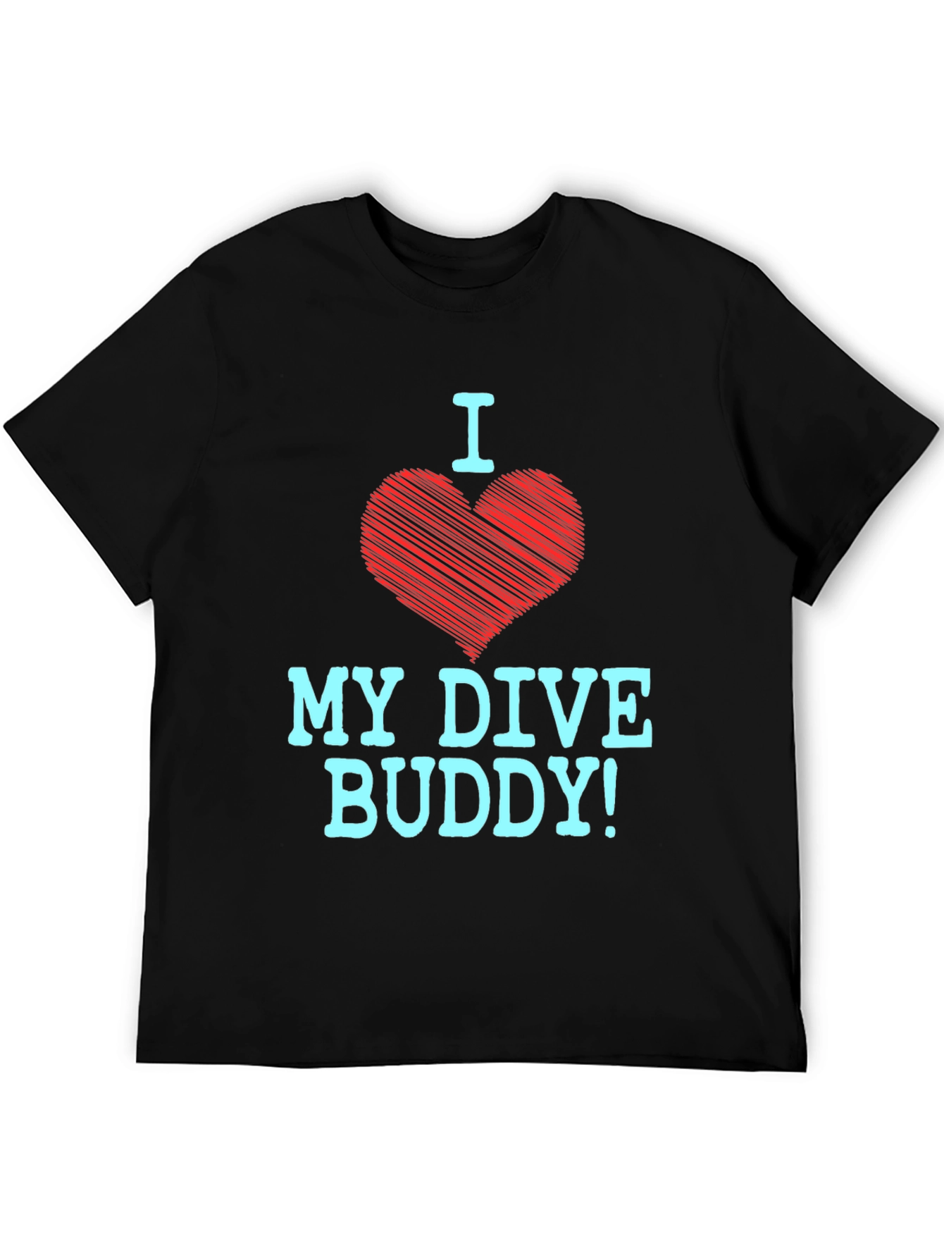 I Heart My Dive Buddy T-Shirt - Scuba Diving Gift