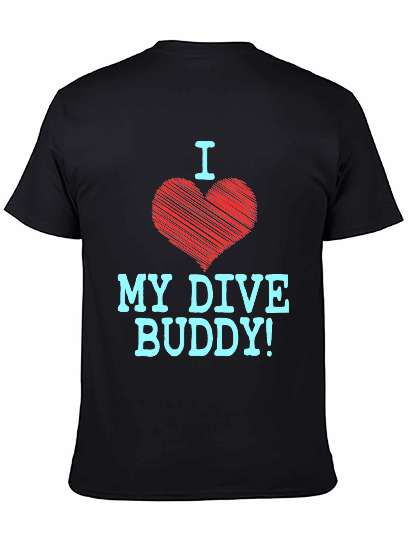 I Heart My Dive Buddy T-Shirt - Scuba Diving Gift