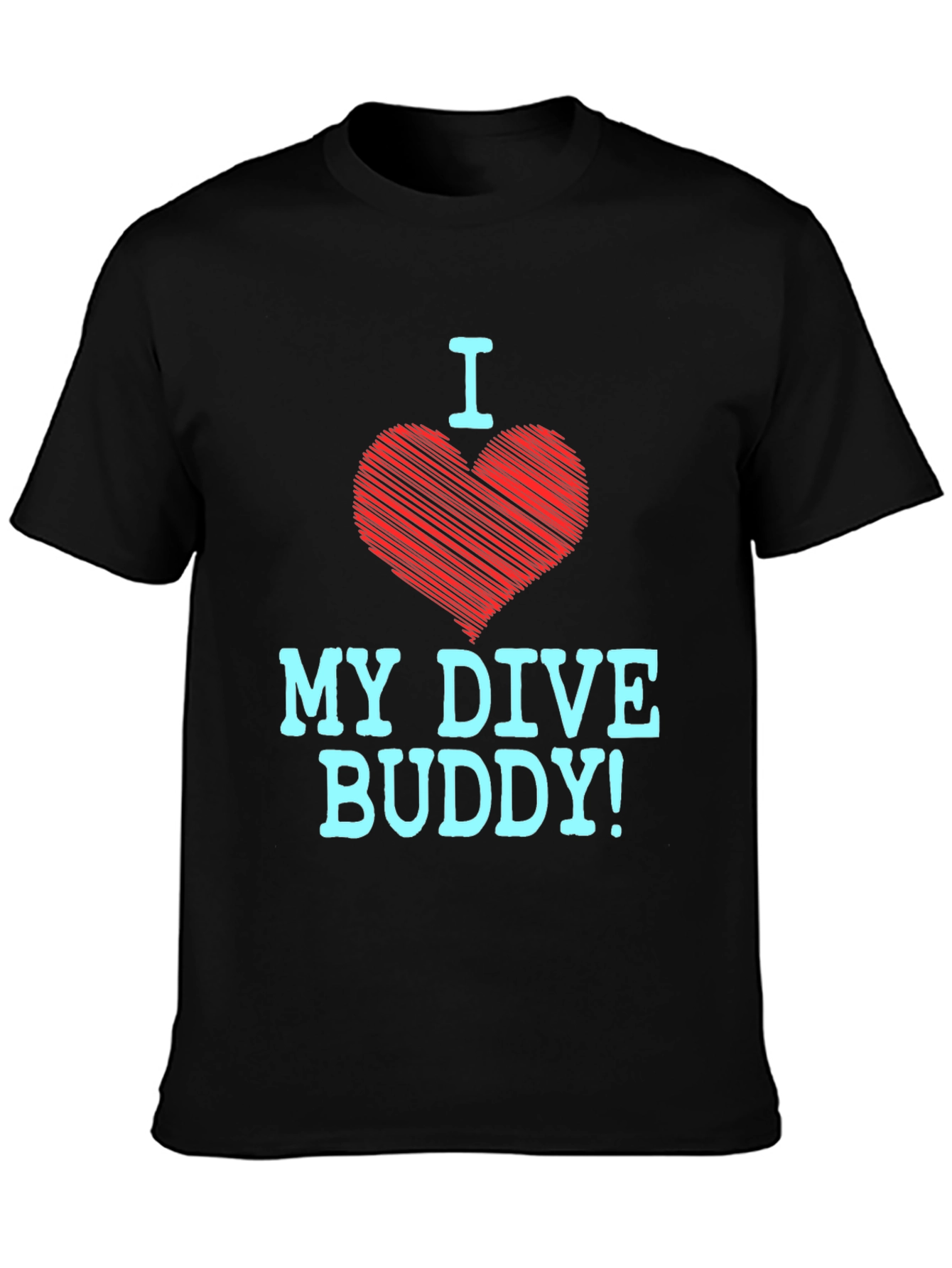I Heart My Dive Buddy T-Shirt - Scuba Diving Gift