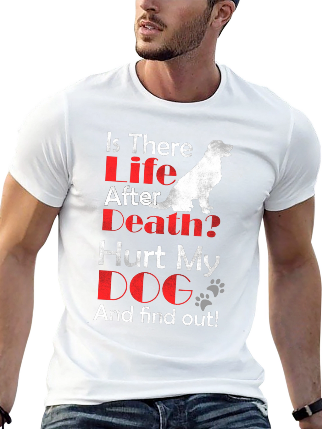 Is There Life After Death? Dog Lover T-Shirt