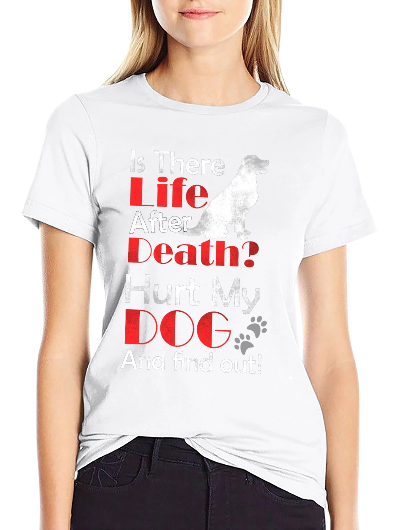Is There Life After Death? Dog Lover T-Shirt