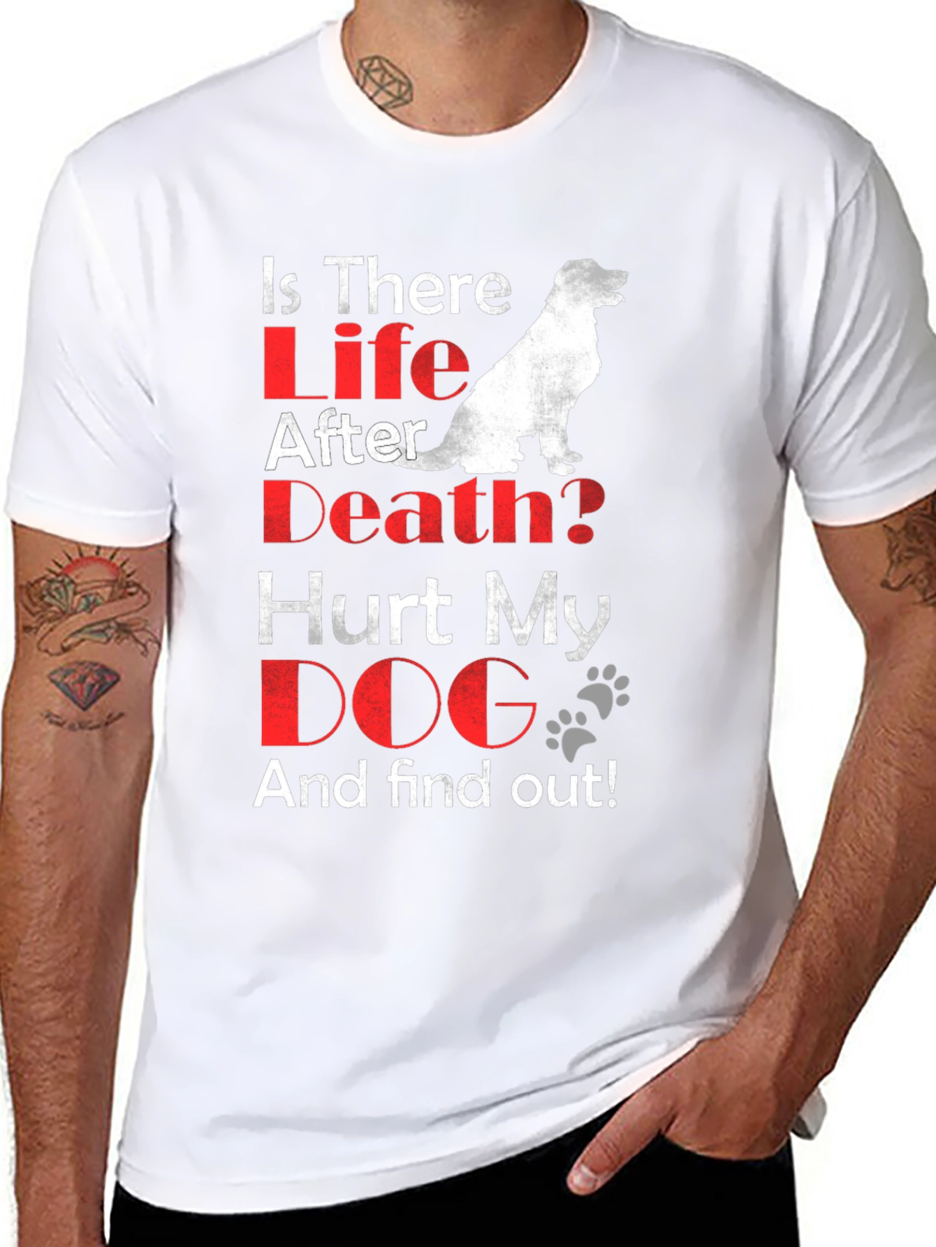 Is There Life After Death? Dog Lover T-Shirt